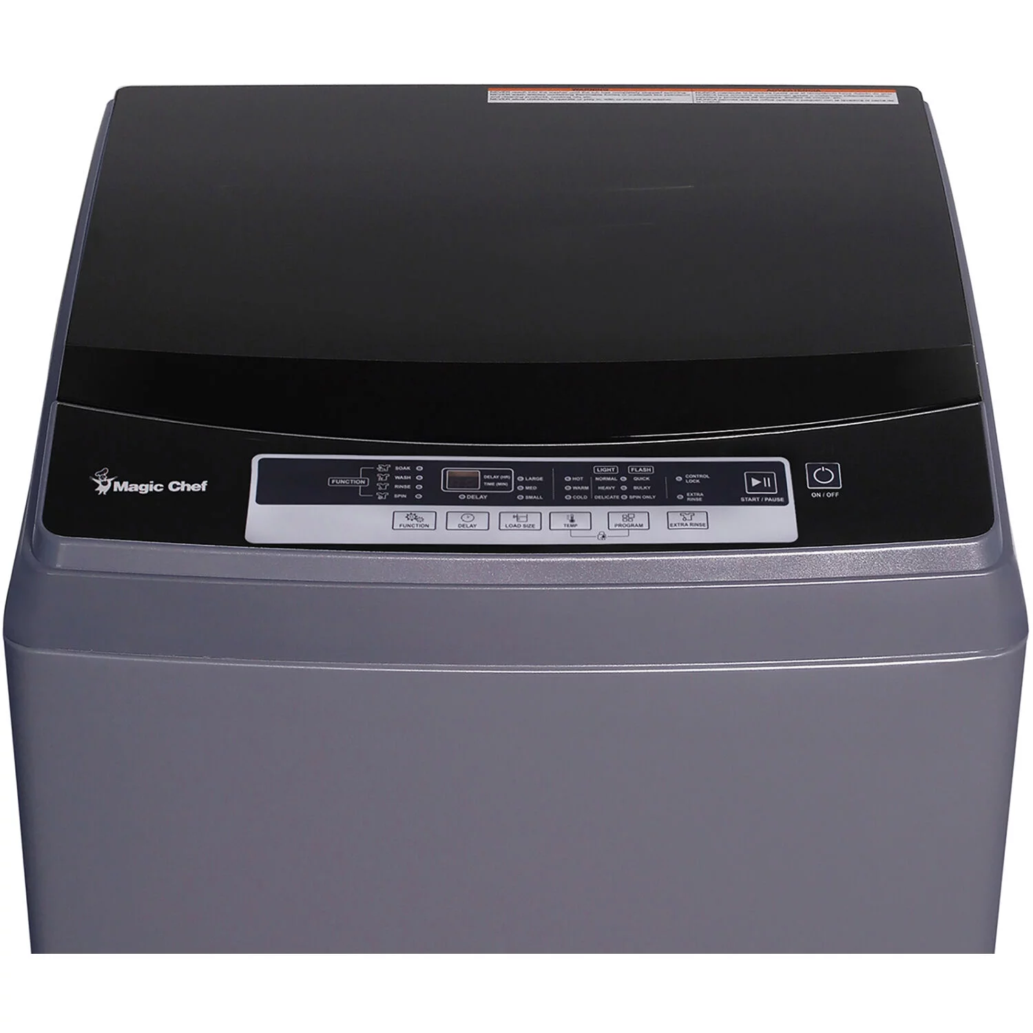 Magic Chef 2 Cu. Ft. Compact Portable Top-Load Washer in Silver