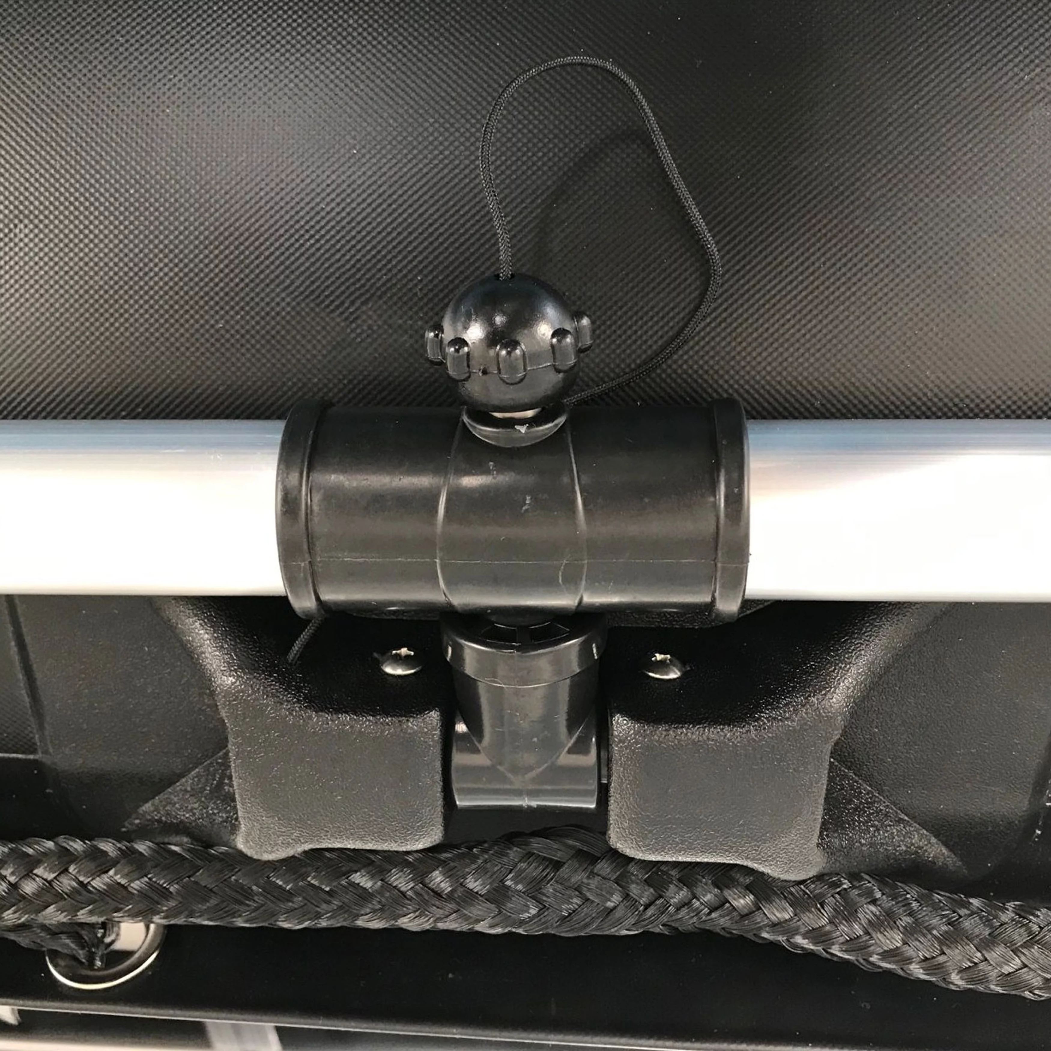 ALEKO Inflatable Air Floor Fishing Boat - 8.4 Foot - Black