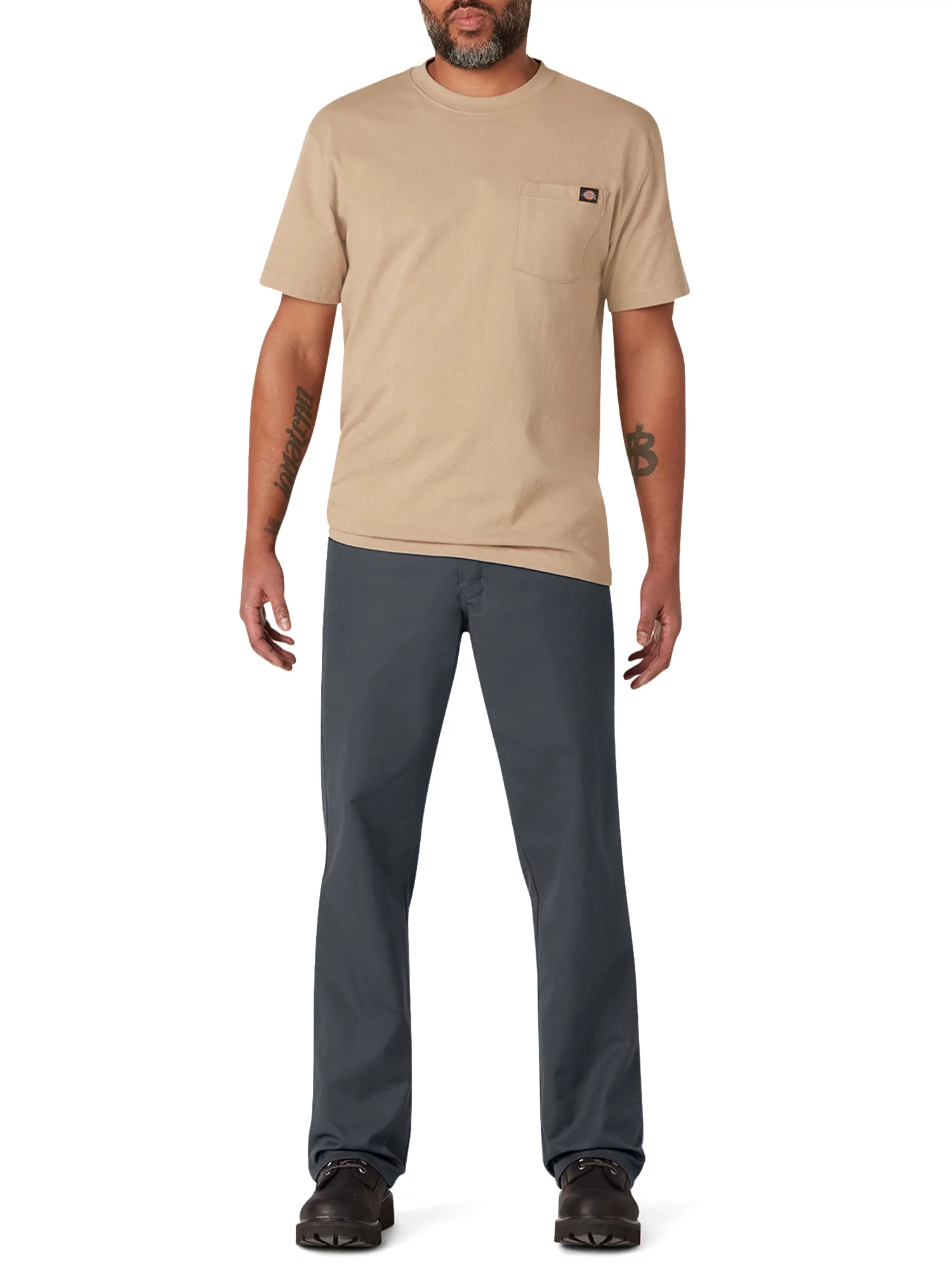 Genuine Dickies Mens and Big Mens Regular Fit Straight Leg Flat Front Pant