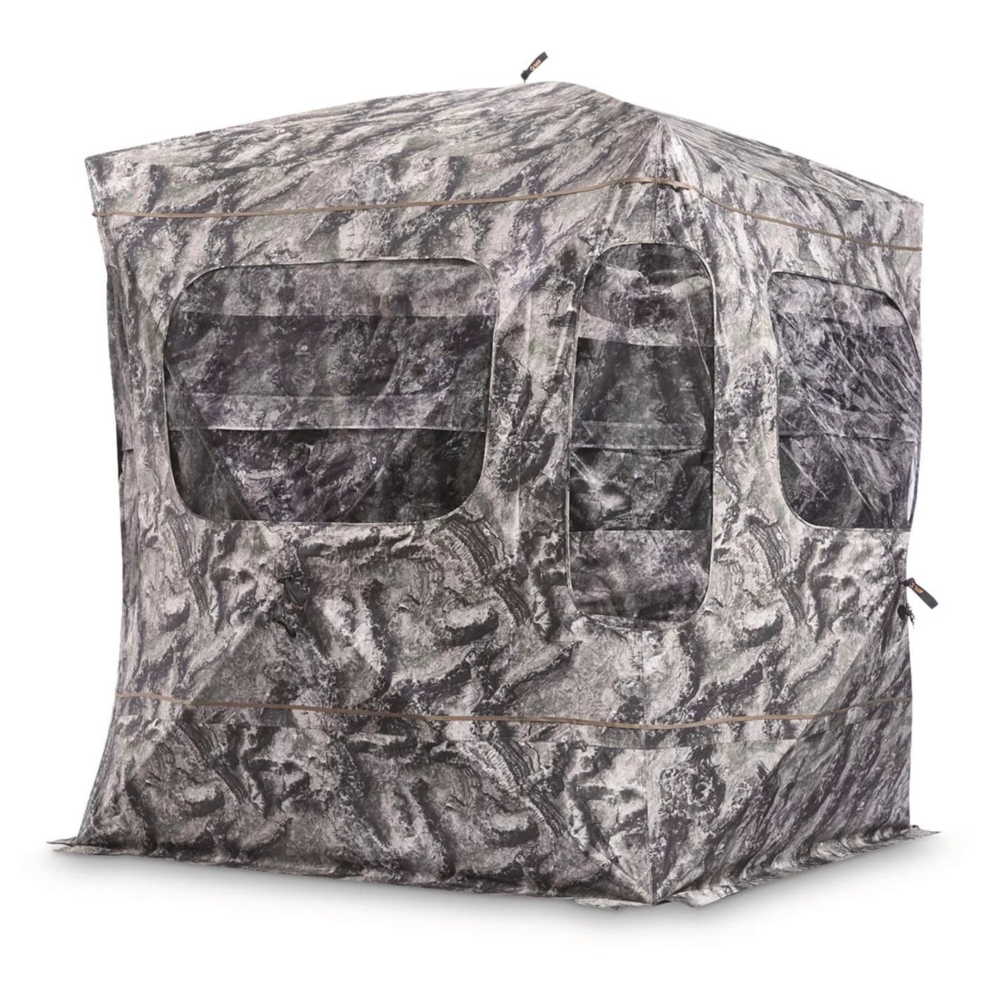 Guide Gear Field General 4-Star Hunting Ground Blind, 1 Man Person Tent, Turkey, Duck, Deer Hunting Gear Equipment Accessories