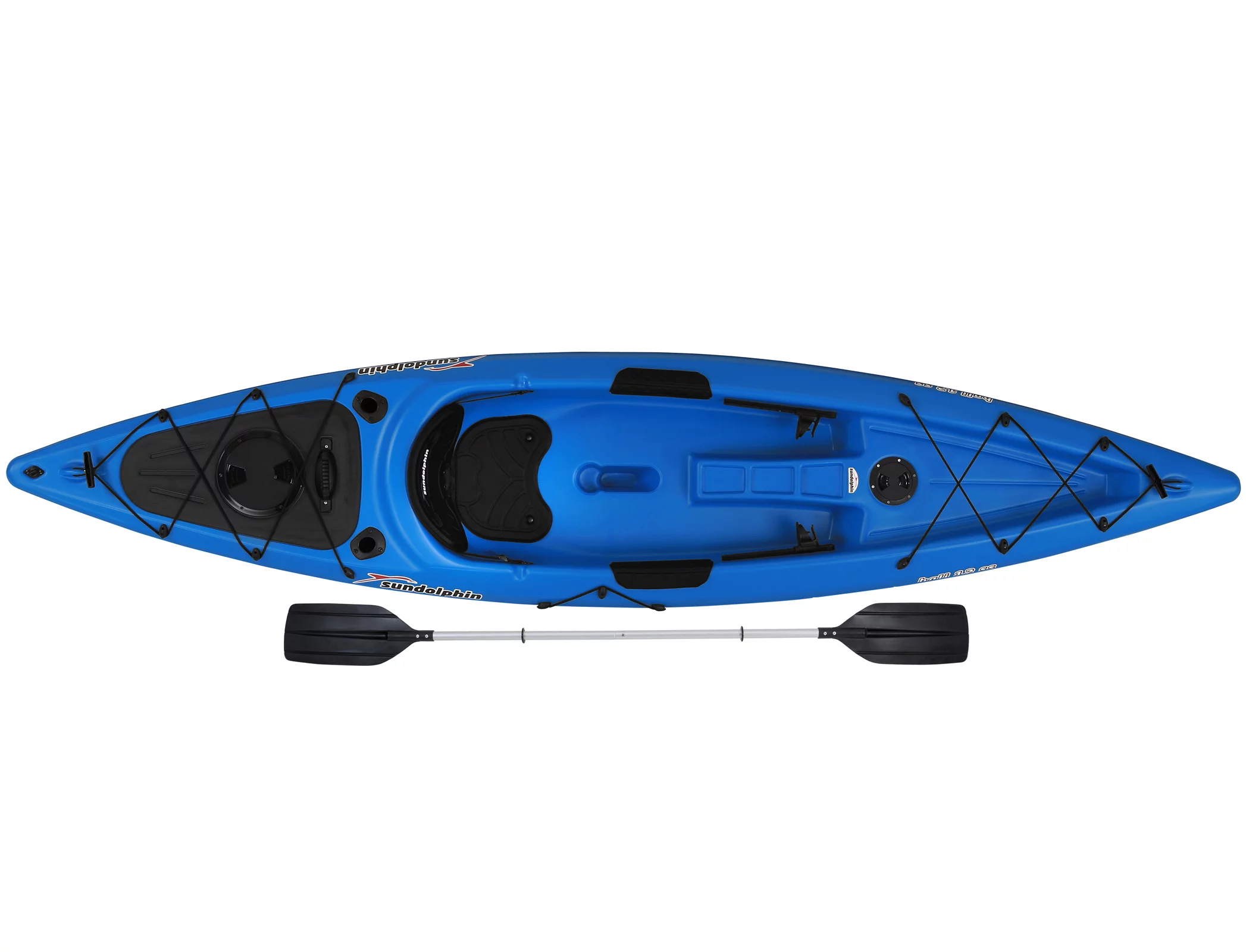 Sun Dolphin Bali 12' Sit-on Recreational Kayak Blue, Paddle Included