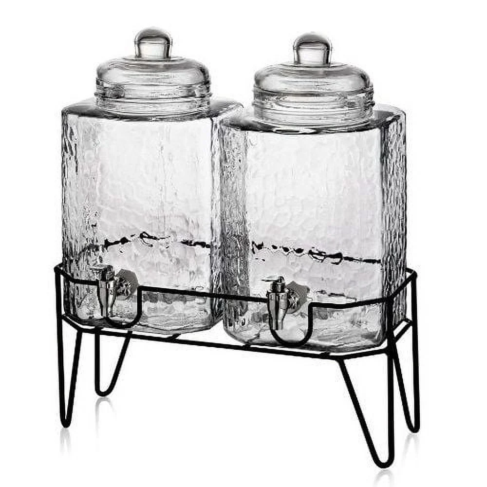 Jay Import Hamburg Set of 2 Dispensers with Stand