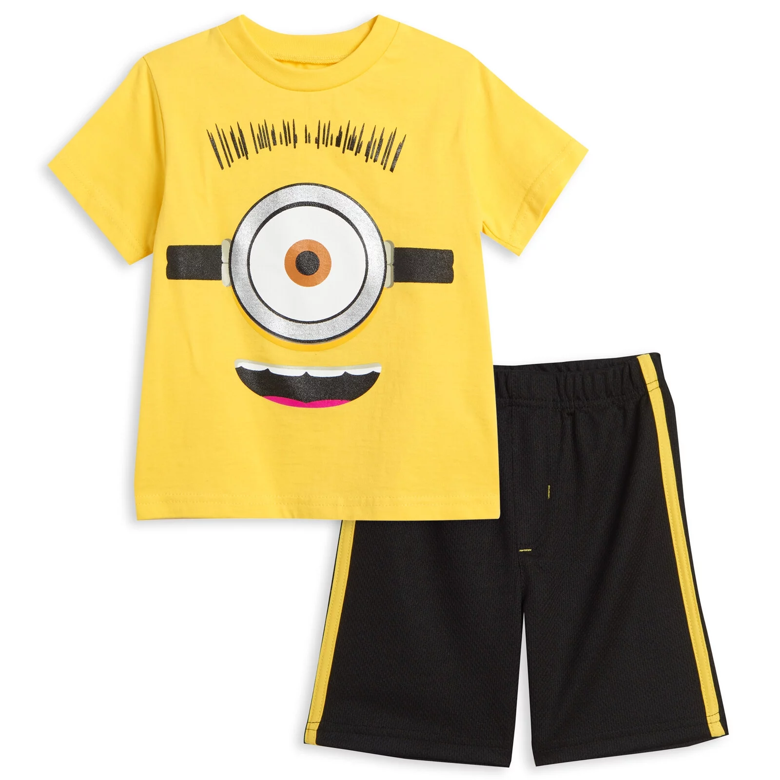 Despicable Me Minions Big Boys T-Shirt and Shorts Outfit Set Infant to Big Kid
