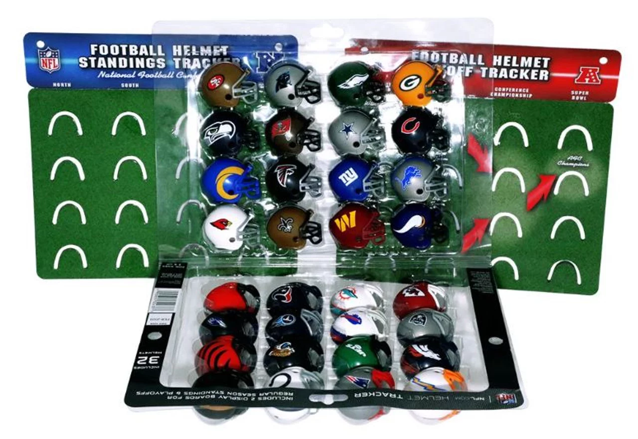 Riddell NFL Mini Helmet Tracker Set