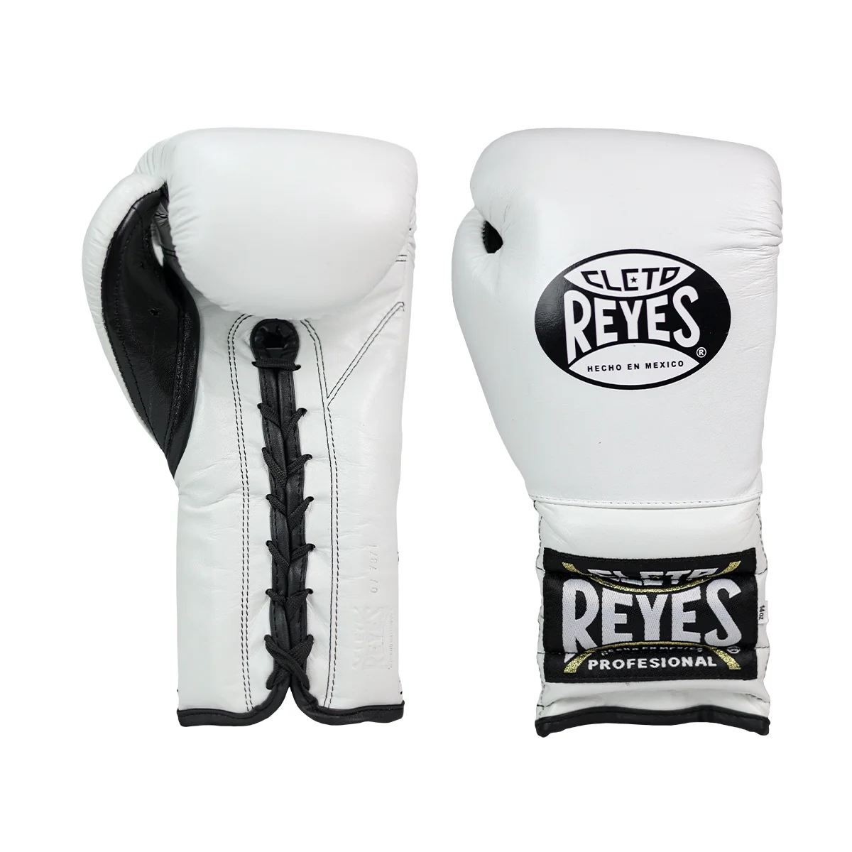 Cleto Reyes Training Gloves with Laces for Men and Women (14oz., White)