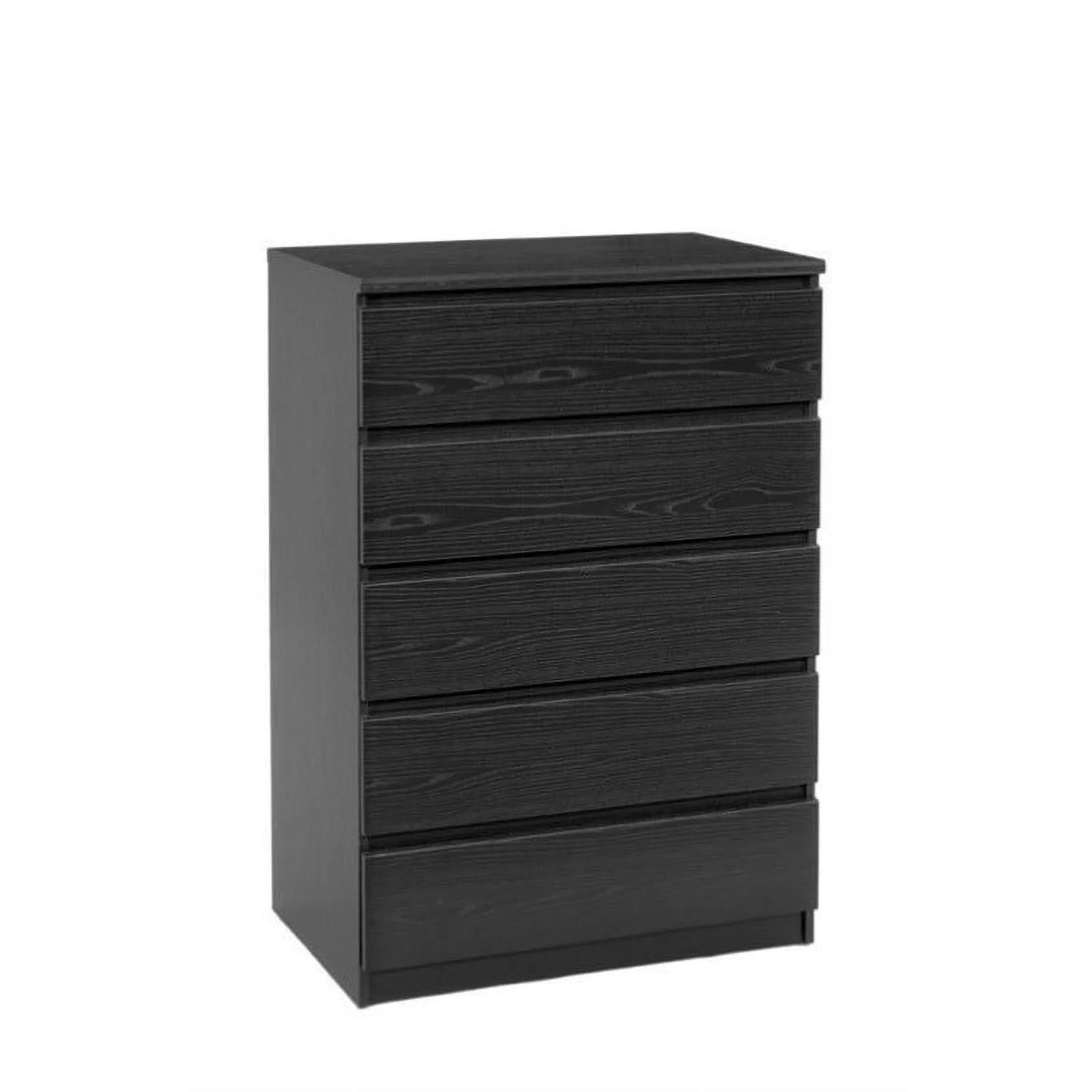 Scottsdale 3 Piece Set Nightstand and Dressers in Black Woodgrain