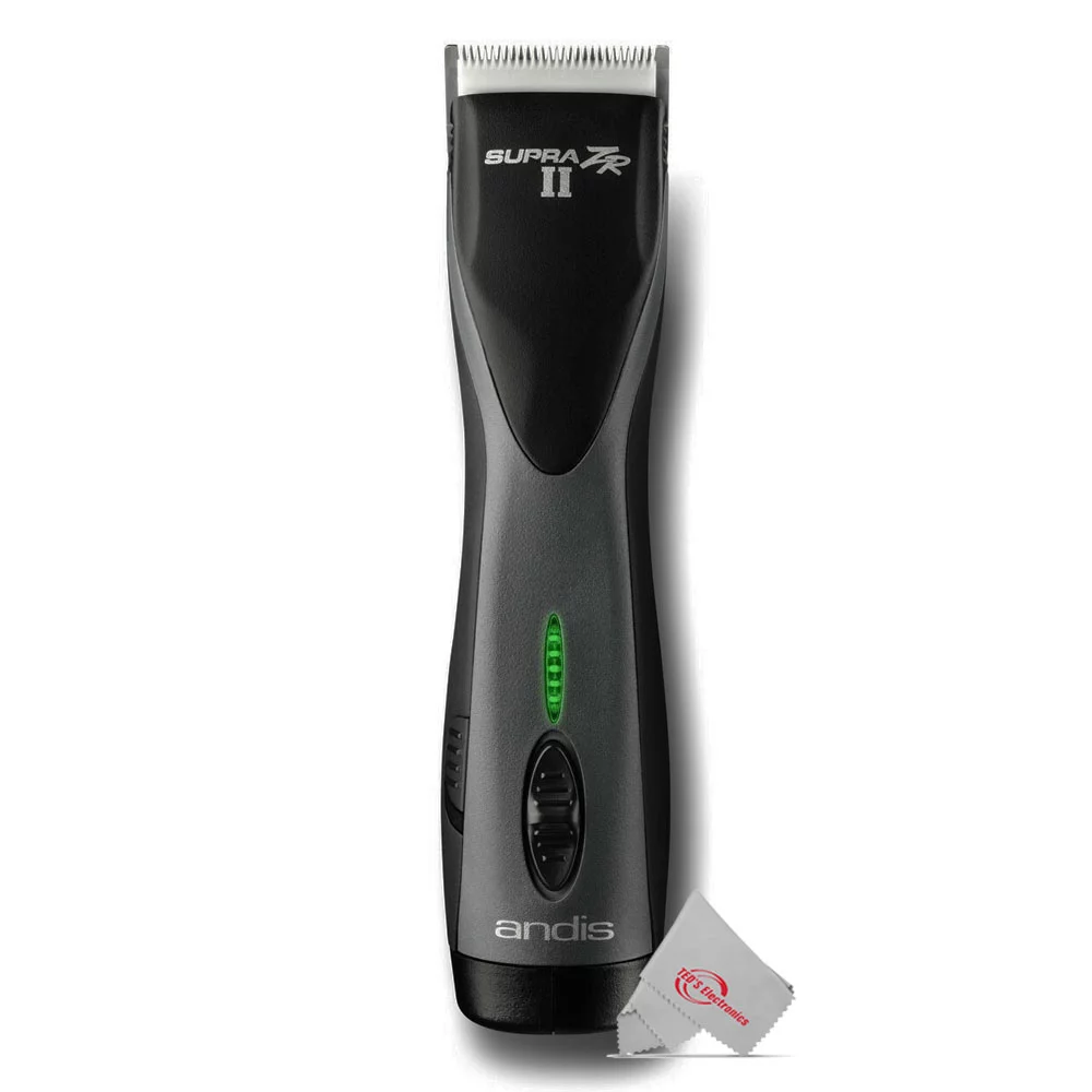 Andis Supra ZR II CeramicEdge Blade Clipper + reSURGE Wet / Dry Titanium Foil Shaver Kit