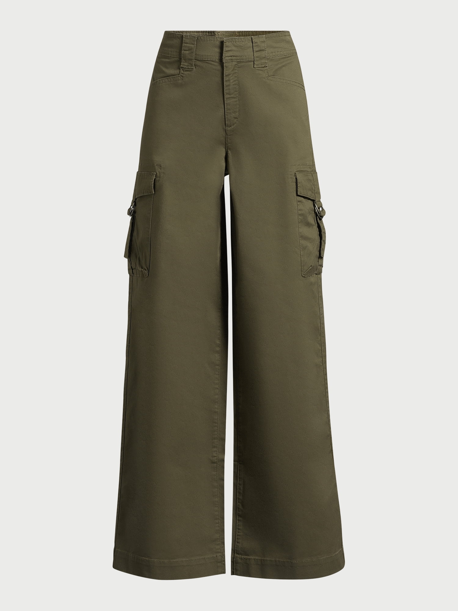 Sofia Jeans Women's Wide Leg Cargo Pants, 32