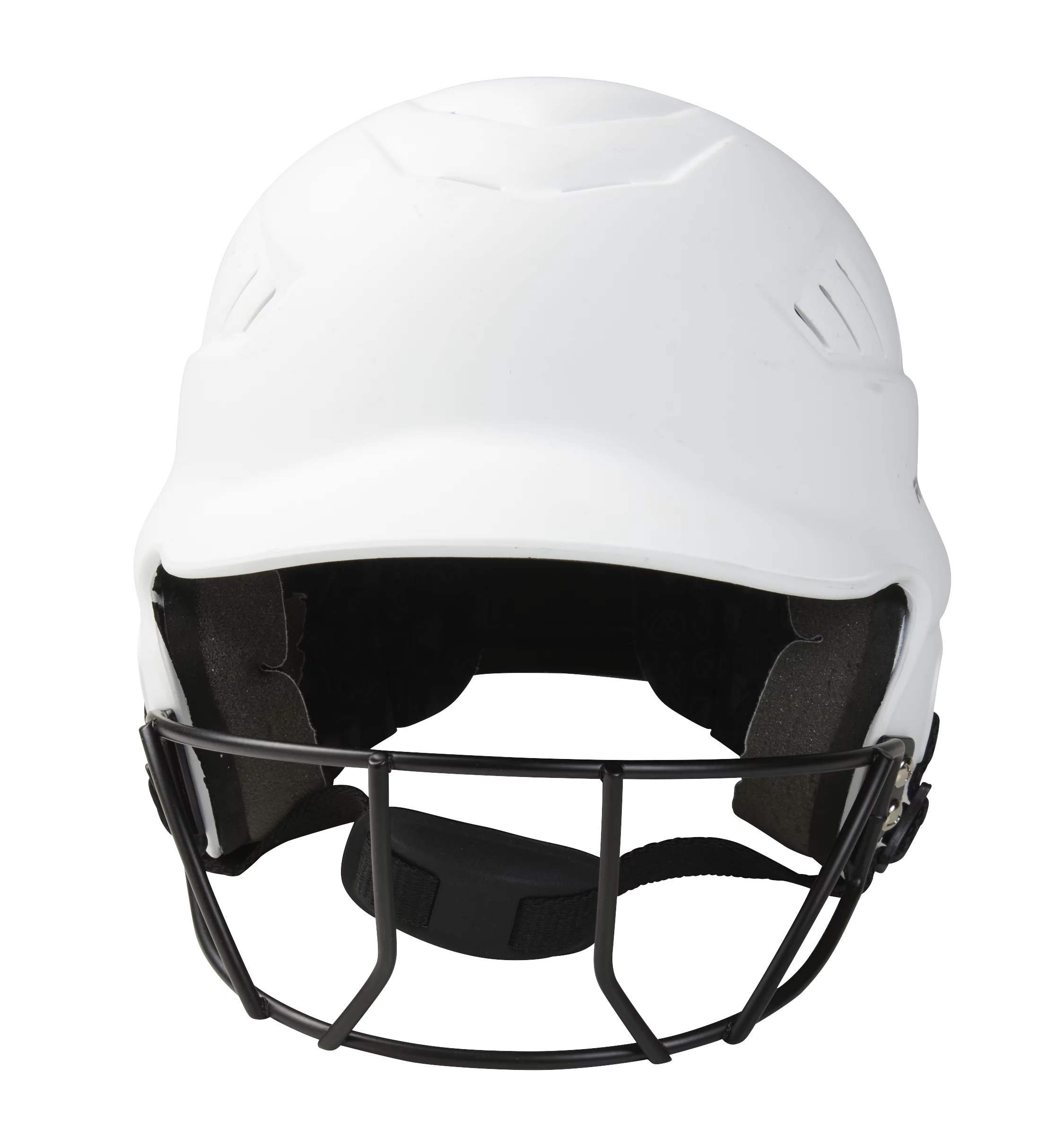 Rawlings Coolflo Fastpitch Softball Helmet with Face Guard, Matte White