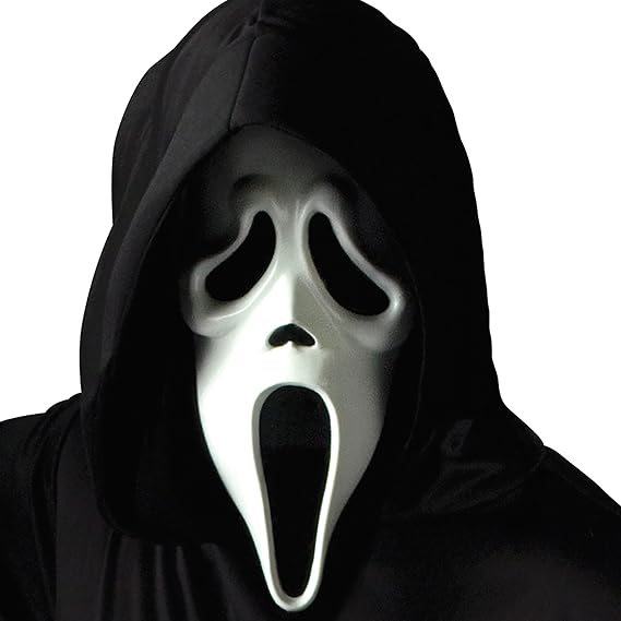 Fun World Ghost Face Mask As Seen In The Movie Scream, Adult