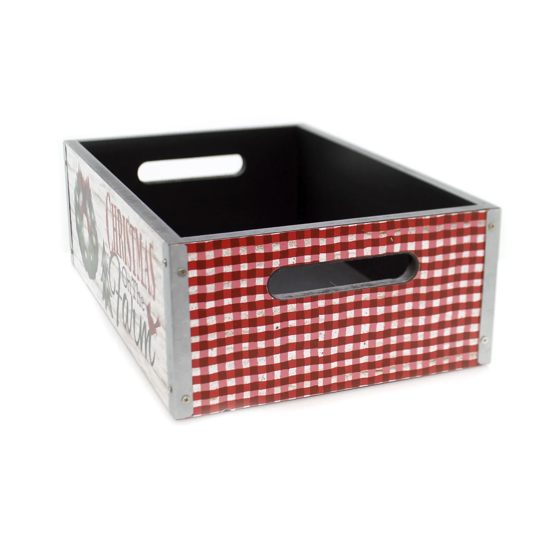 Christmas COUNTRYSIDE MESSAGE PLANTER Wood Message 9733589S