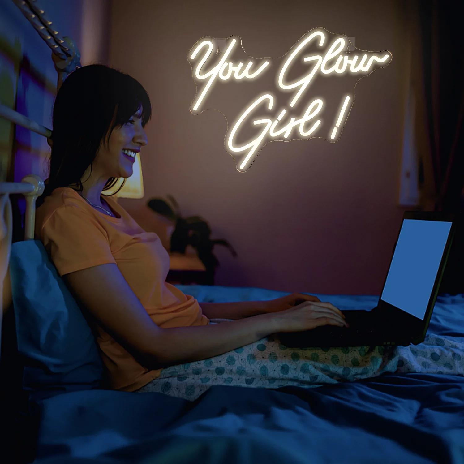 Hello Rosa You Glow Girl LED Neon Light Signs USB Power for Bedroom Wedding Party Home Christmas Decoration