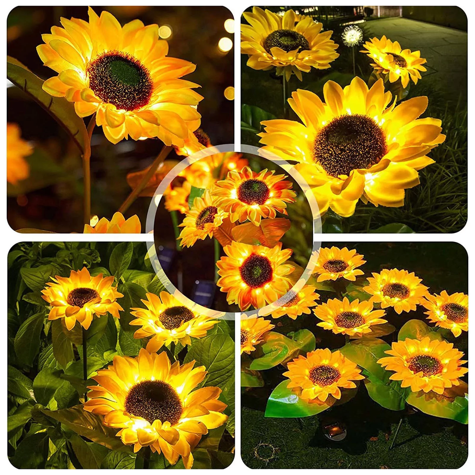 USYFAKGH Solar Lanterns Outdoor Waterproof, Solar Hanging Light with Handle, Warm White LED Retro Christmas Garden Lights, Metal Raindrop Shape Lamp for Outdoor Yard Tree Fence Patio