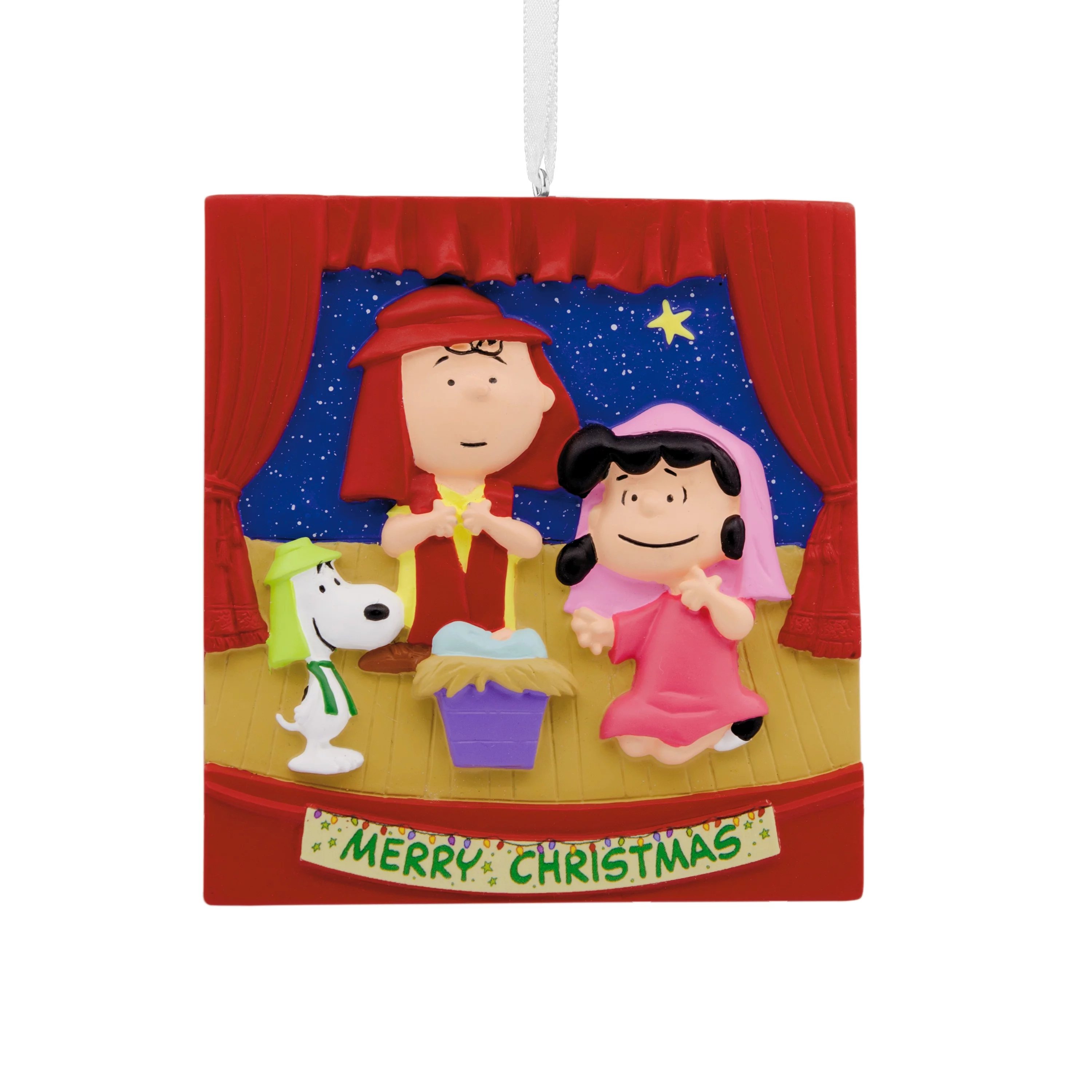 Hallmark Ornament (Peanuts Gang Christmas Pageant Nativity Scene)