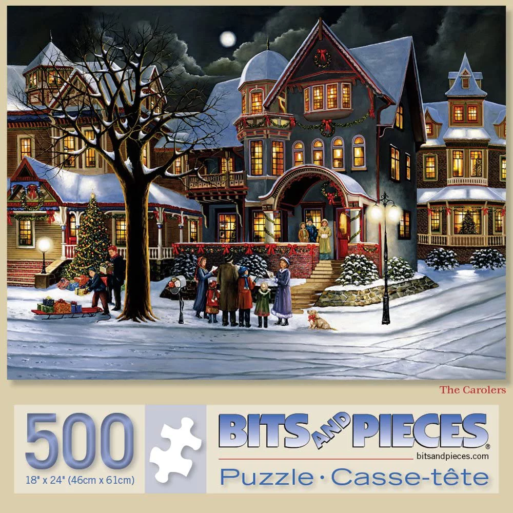 Bits and Pieces - Value Set of Two (2) 500 Piece Jigsaw Puzzles for Adults - Each Puzzle Measures 18