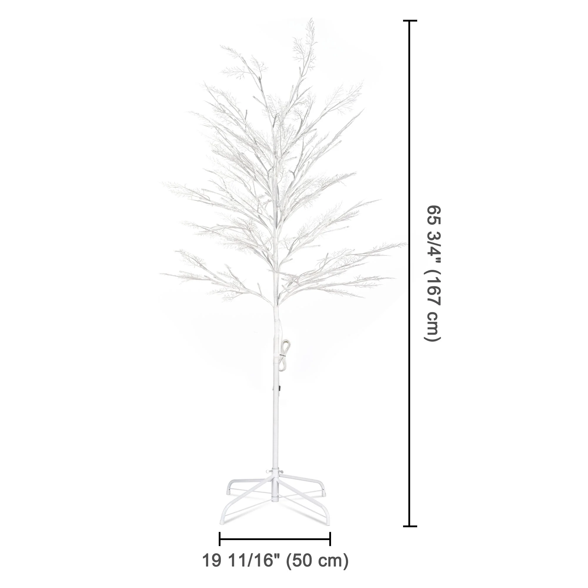 Yescom 5 Ft Dimmable Cypress Tree Light 120 LED Remote Home Outdoor Indoor Christmas Decor