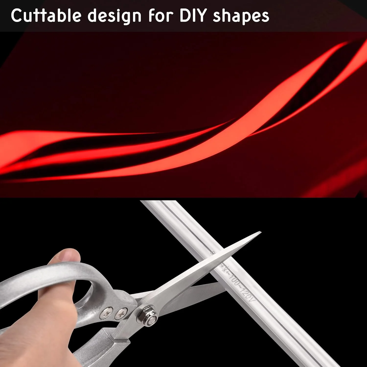 50FT 2-Sided LED eo Rope Lights DIY Adjustable Mode Waterproof Flexible eo Stripe Lights With Cotrol For Christmas Garde Buildig Cafe Decor Red