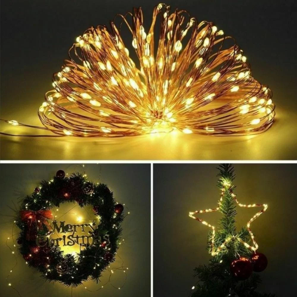 Sinhoon USB Plug in Fairy Lights with Remote Control Timer, 8 Modes 6.6-65.6ft 20-200 LED USB String Lights with Adapter, LED Twinkle Lights for Christmas Bedroom Indoor Decoration