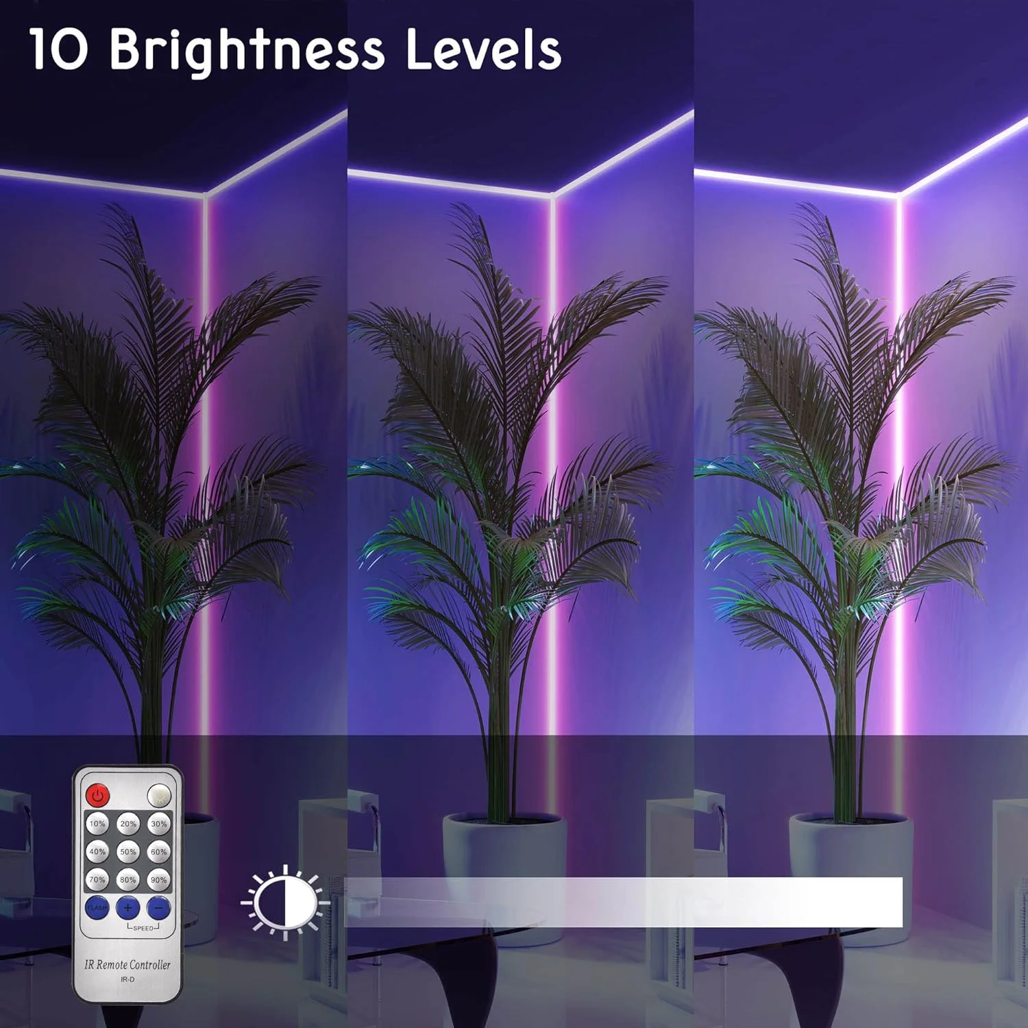 50FT 2-Sided LED eo Rope Lights DIY Adjustable Mode Waterproof Flexible eo Stripe Lights With Cotrol For Christmas Garde Buildig Cafe Decor Red