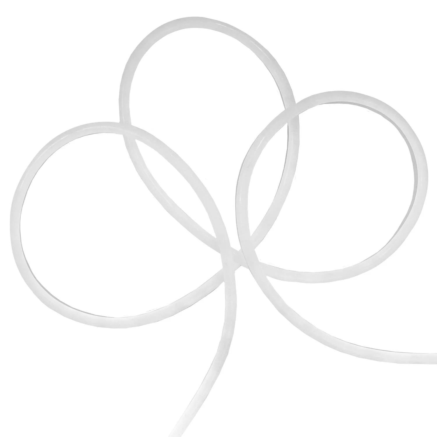 50' LED Commercial Grade Pure White Neon Style Flexible Christmas Rope Lights