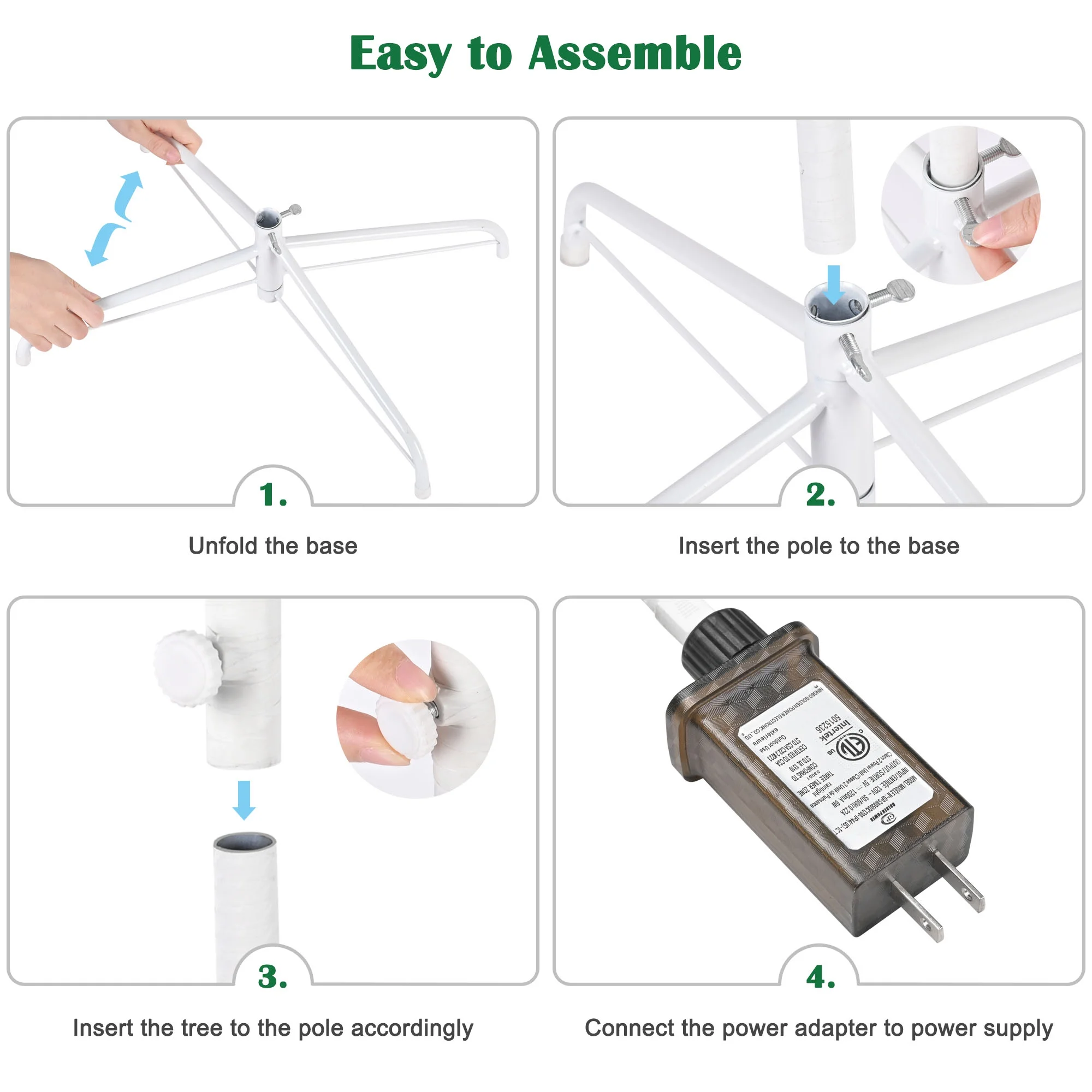 Yescom 5 Ft Dimmable Cypress Tree Light 120 LED Remote Home Outdoor Indoor Christmas Decor