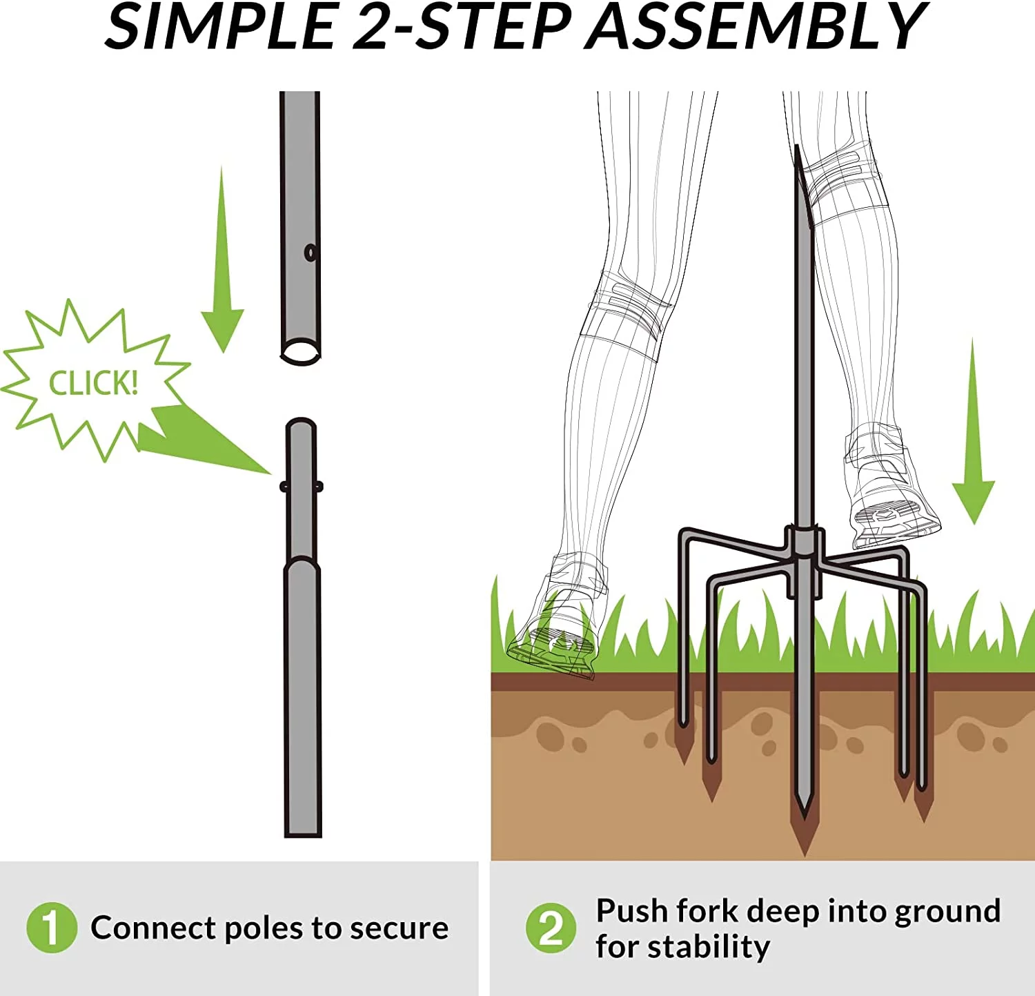 MINGFENG String Light Poles with Hook Outdoor Metal Lighting Pole for Hanging String Lights for Garden Party 9.4FT Lights Hanger with 5-Prong Fork Steel Stand Holder for Patio Christmas Wedding