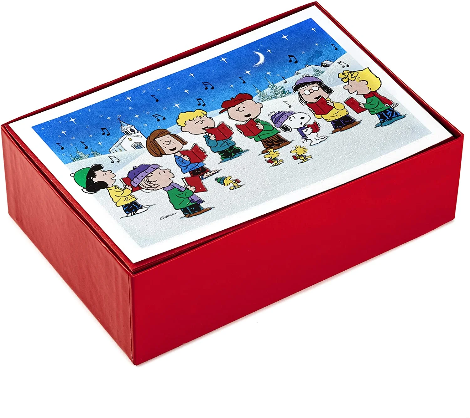 Hallmark Boxed Christmas Cards, Peanuts Gang (40 Cards with Envelopes)