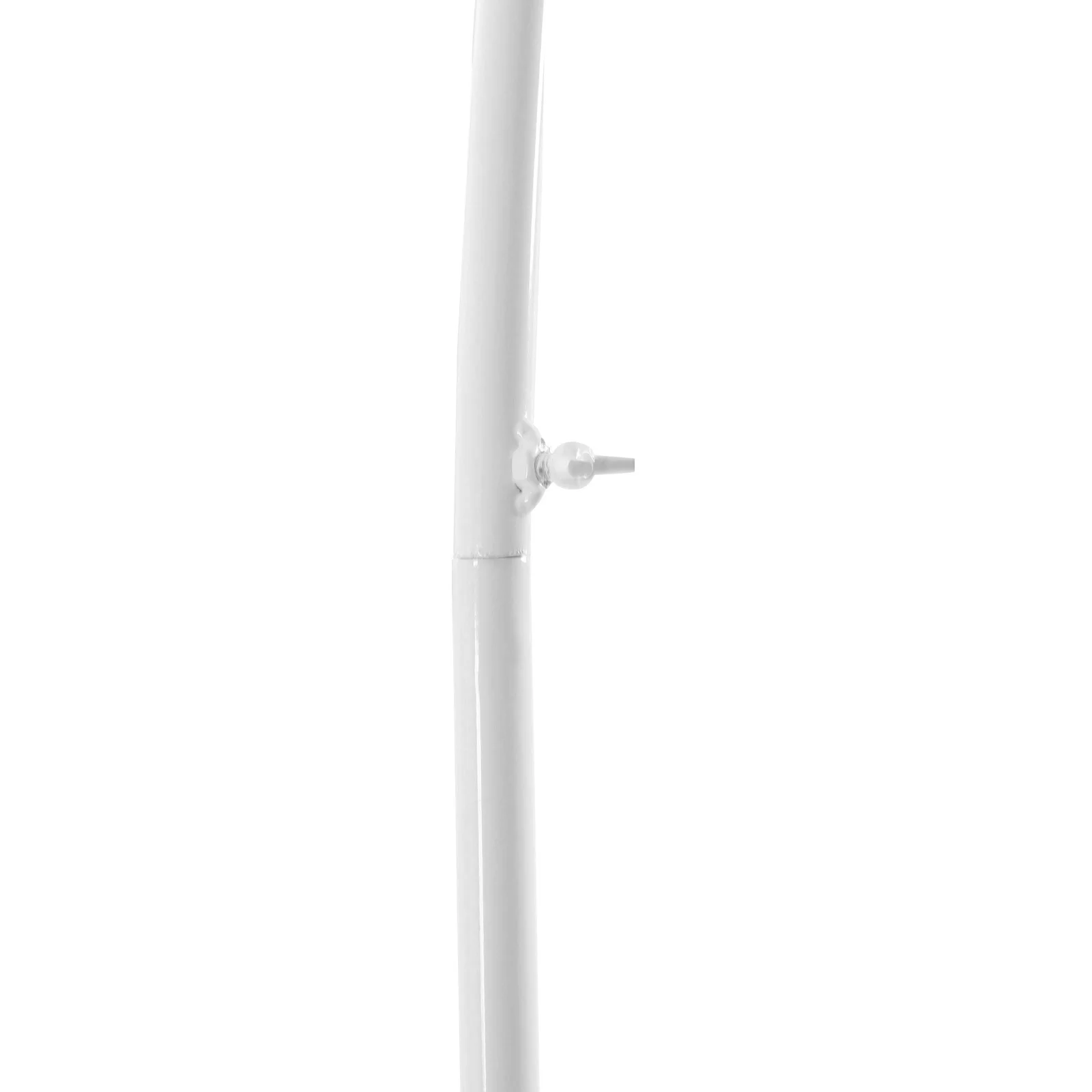 YIYIBYUS 7.5ft Wedding Arch Flower Stand Metal Balloon Rack for Wedding Party Christmas Garden Yard Backdrop Decor White