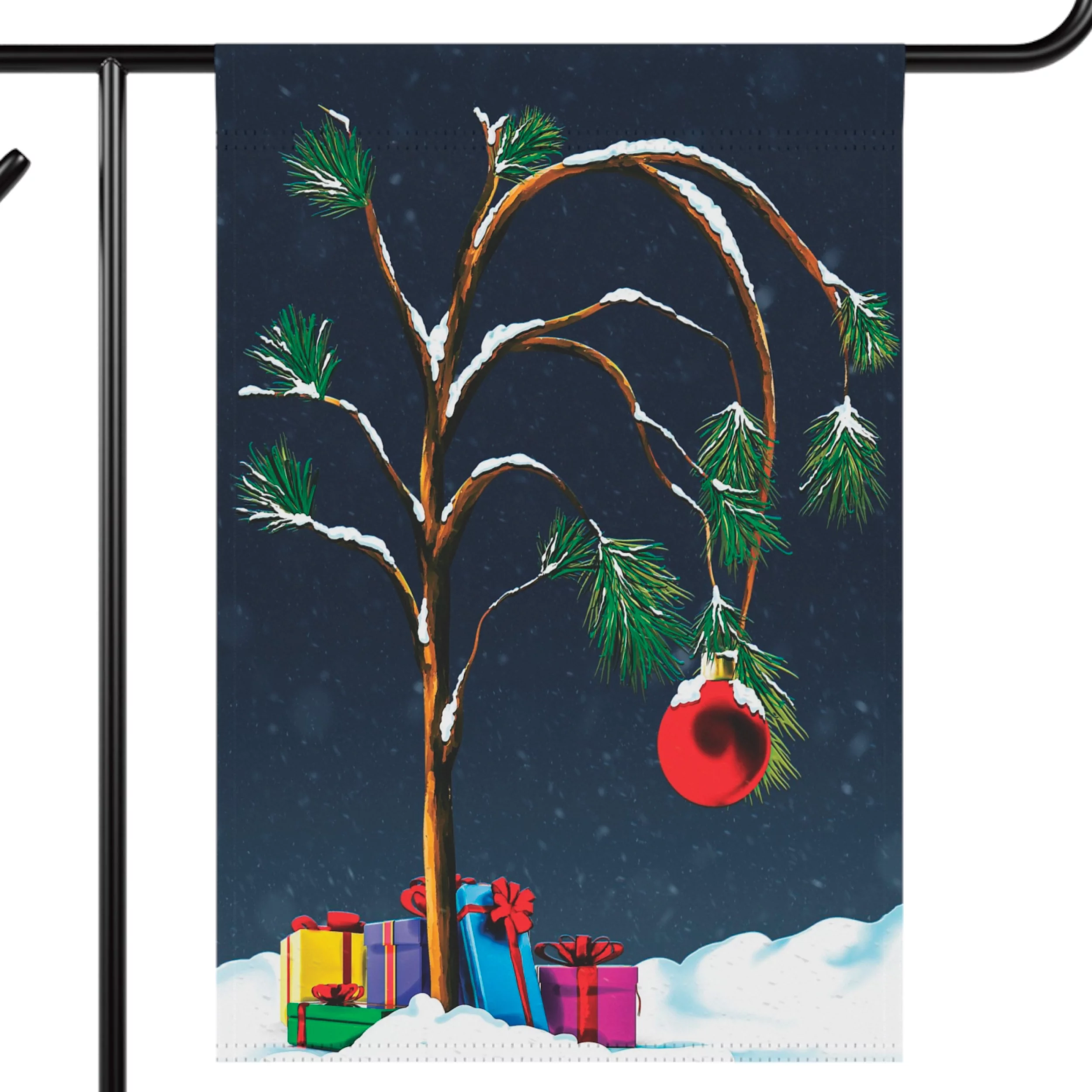 Envisage Christmas Tree Charlie Brown Funny Garden Yard Flag Outdoor Decor