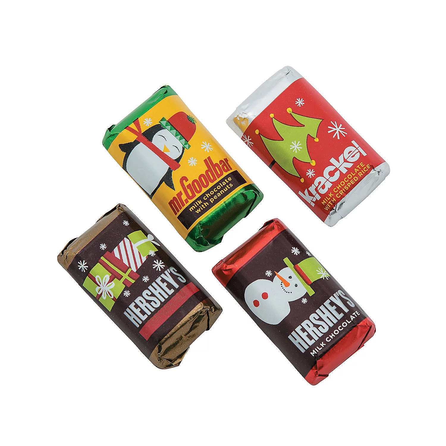 Hershey’s® Miniatures Holiday Christmas Chocolate Candy Assortment, Edibles, Christmas, 60 Pieces