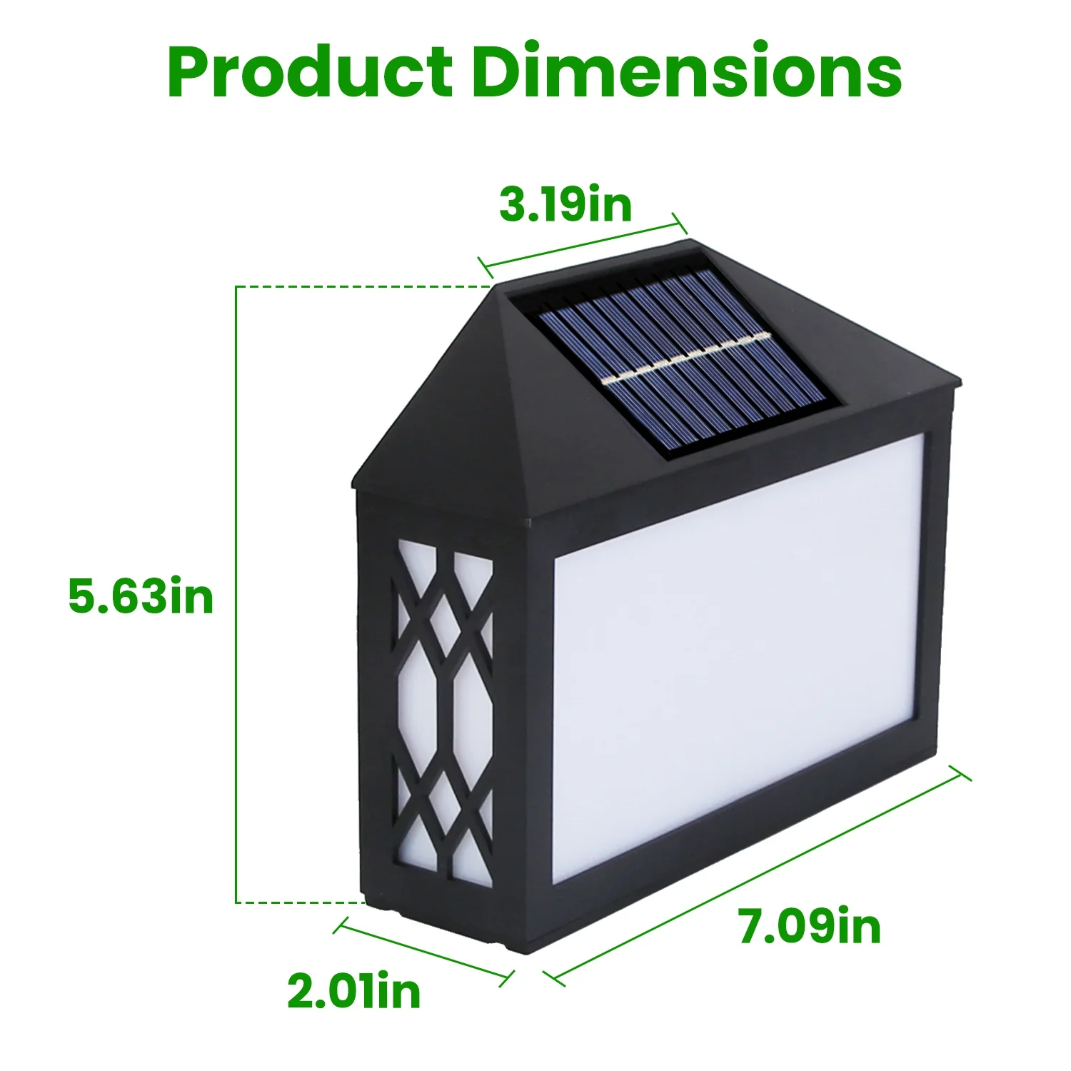 Solar House Numbers for Outside iMounTEK Christmas Solar Address Sign IP55 Waterproof 9 Lighting Modes Remote Control Wall Mounted for Houses Garden Street Yard