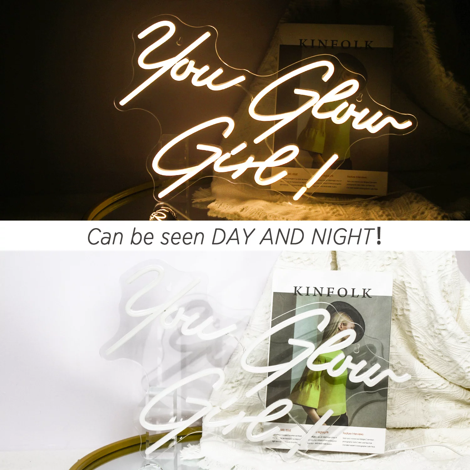 Hello Rosa You Glow Girl LED Neon Light Signs USB Power for Bedroom Wedding Party Home Christmas Decoration