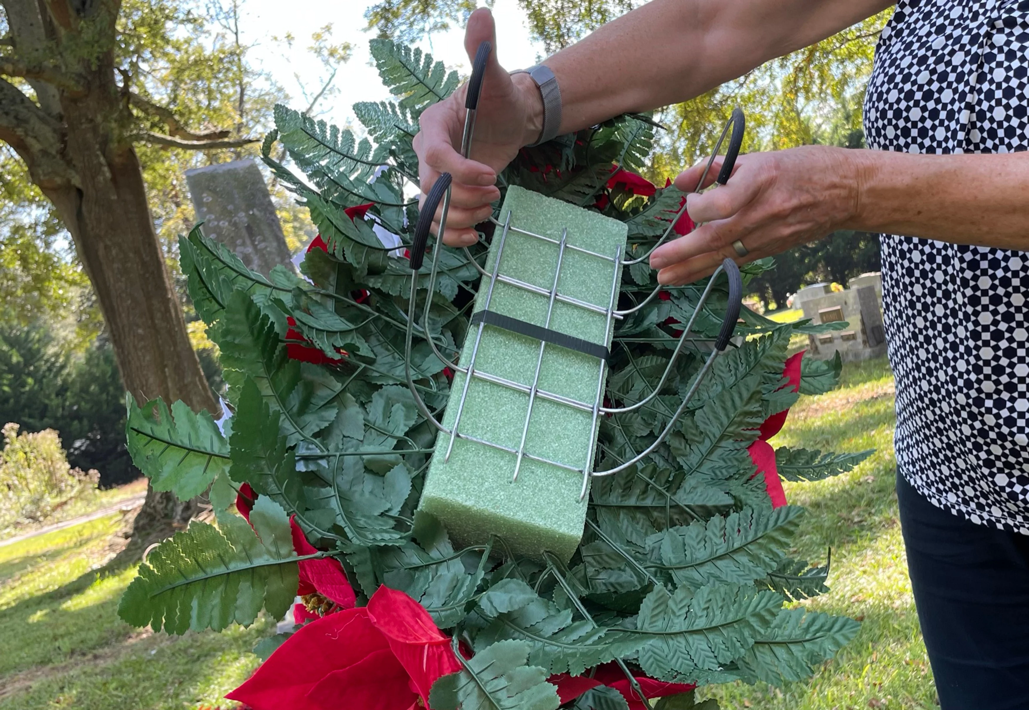 Sympathy Silks Artificial Cemetery Flowers 30