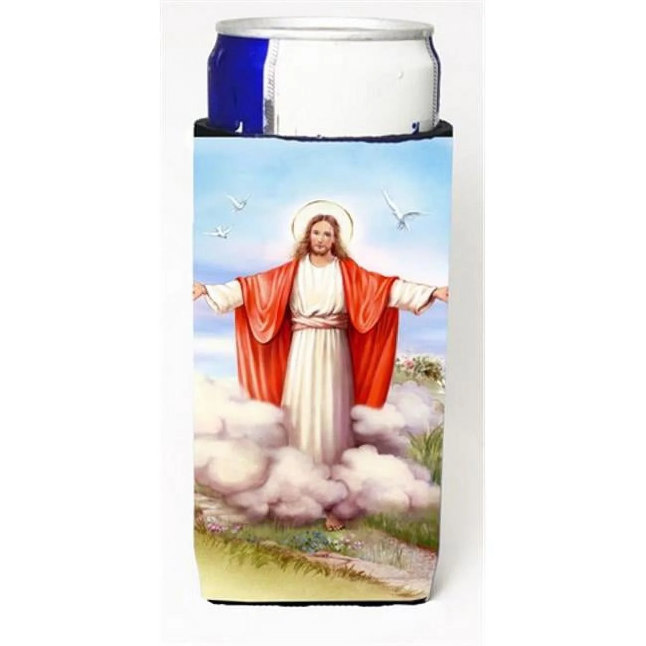 Easter Jesus is Risen Michelob Ultra Can coolers for Slim Cans