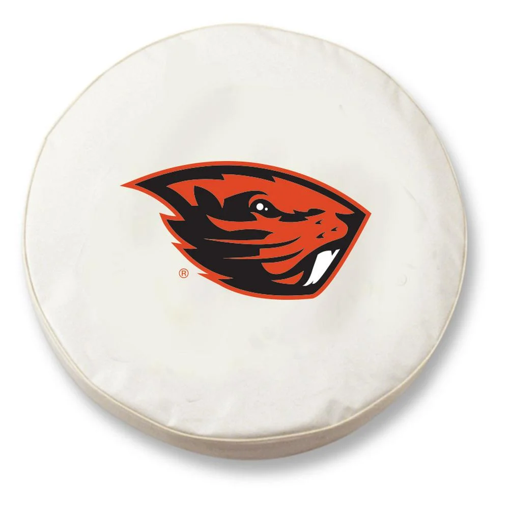 33 in. Oregon State University Tier Cover in White