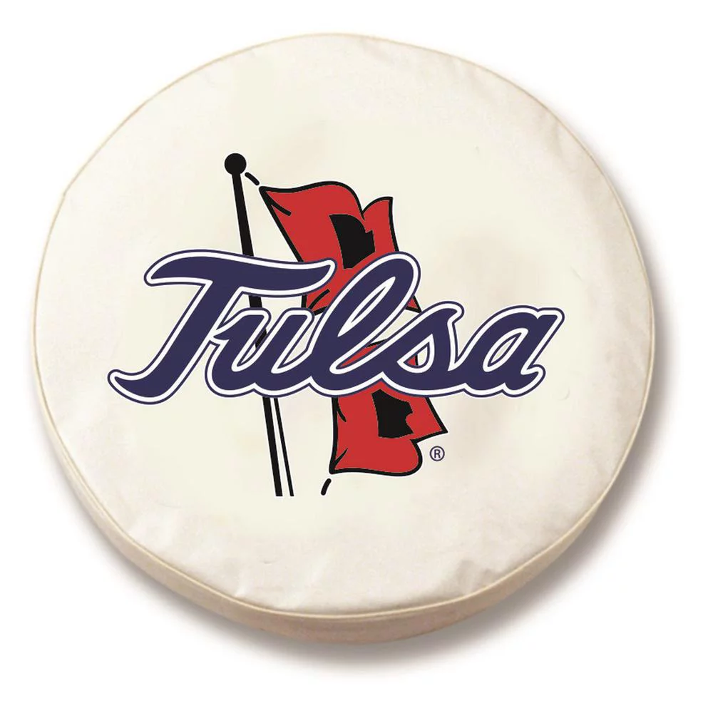 33 in. University of Tulsa Tier Cover in White