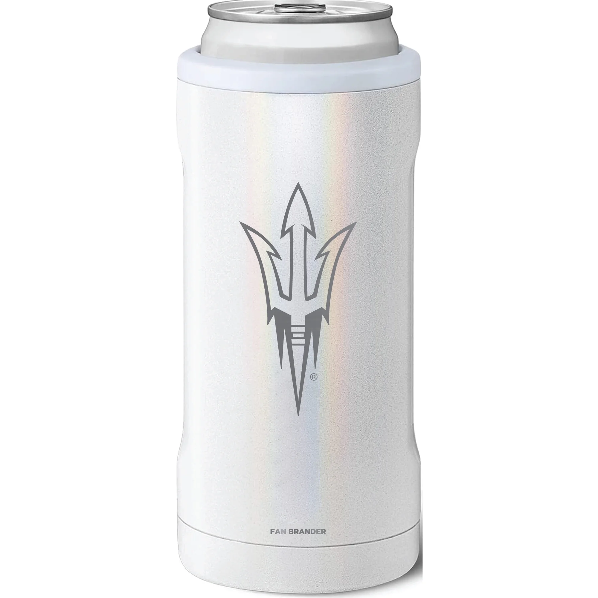BruMate Arizona State Sun Devils 12oz. Primary Mark Glitter Slim Can Cooler