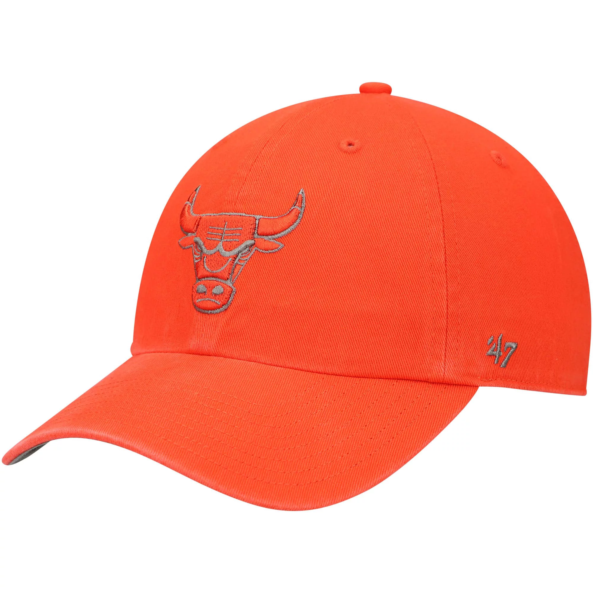 Men's '47 Orange Chicago Bulls Ballpark Clean Up Adjustable Hat - OSFA
