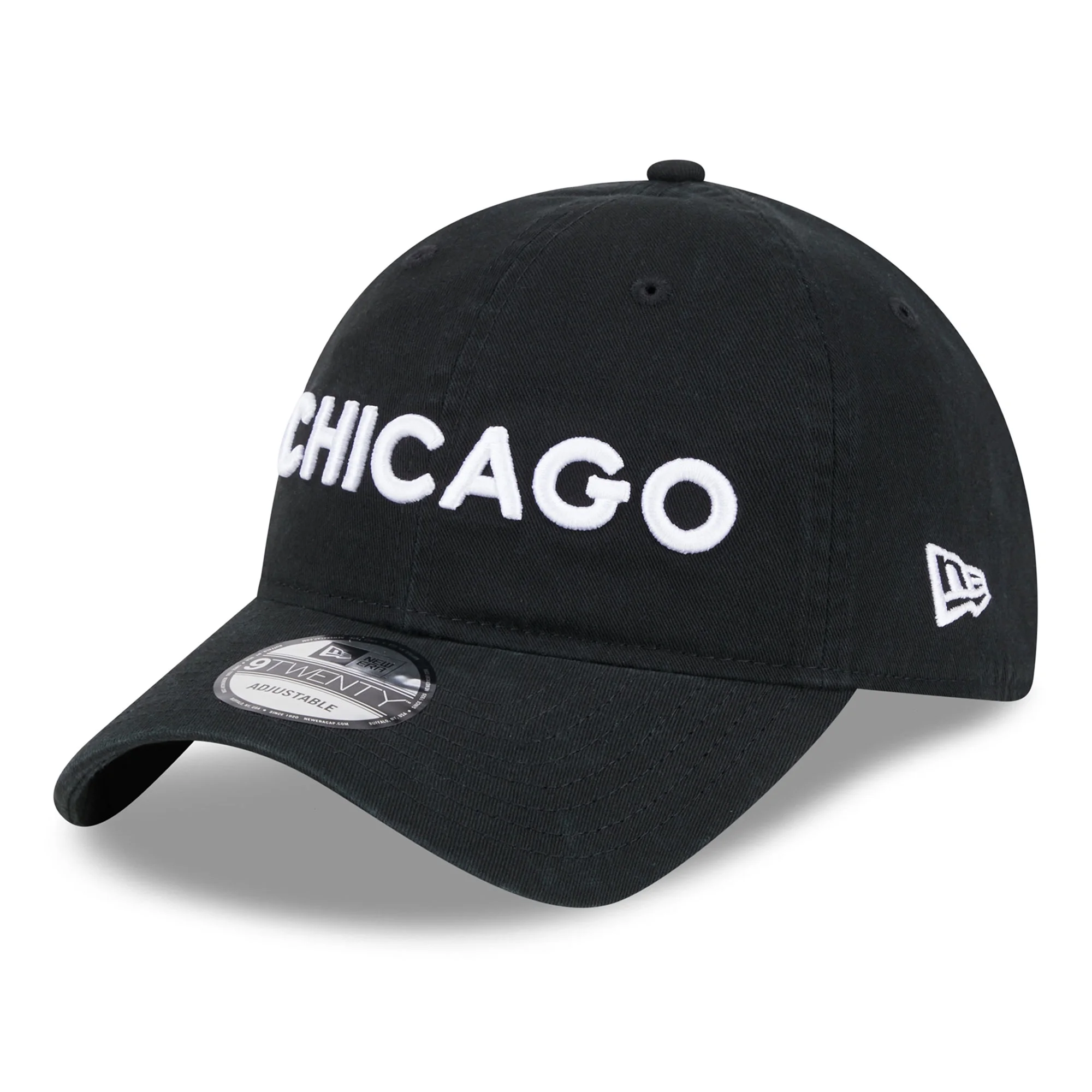 Men's New Era  Black Chicago Bulls 2023/24 City Edition 9TWENTY Adjustable Hat - OSFA