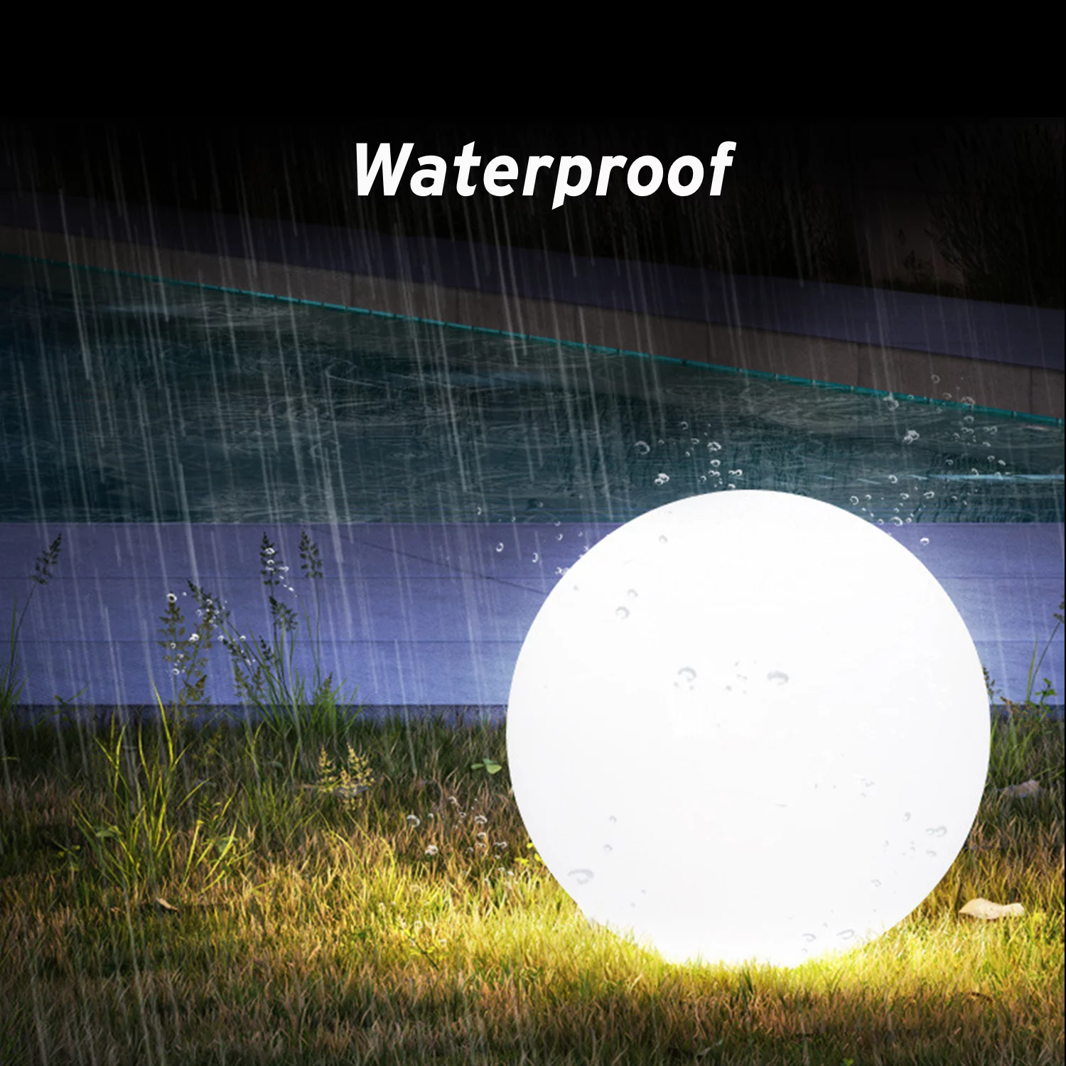 16 Pre-Lit LED Color Changing Inflatable Beach Ball Swimming Pool Toy