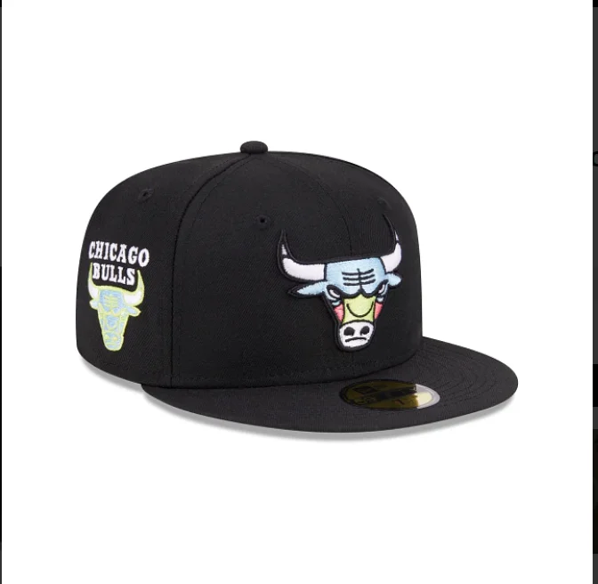 Chicago-bulls Basketball Cap Professional League Hat Adjustable Flat Cap