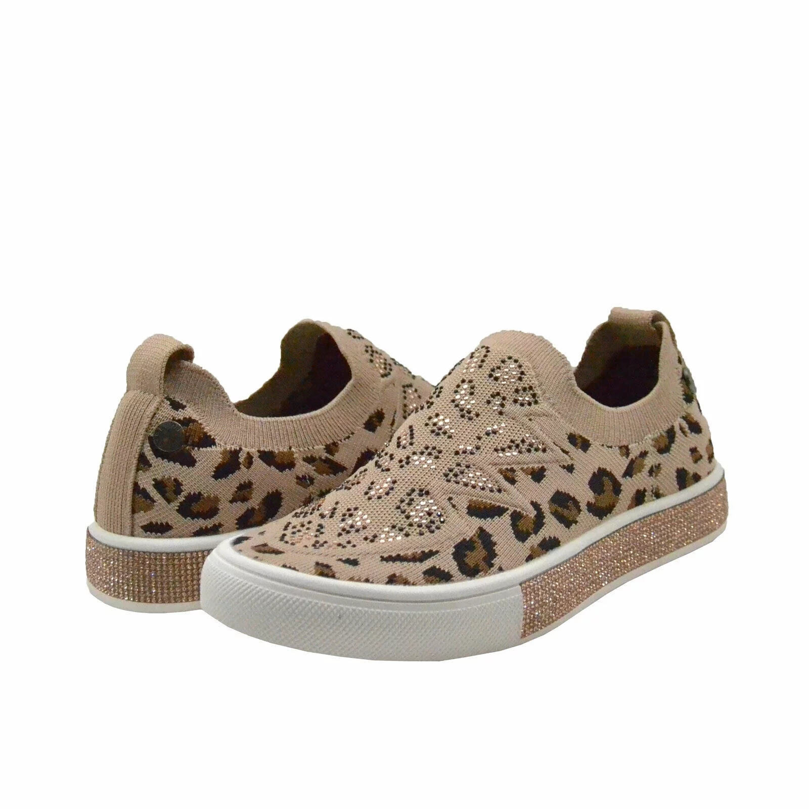 Bernie Mev Women's Gardenia Slip On Embellished Rhinestone Sneakers