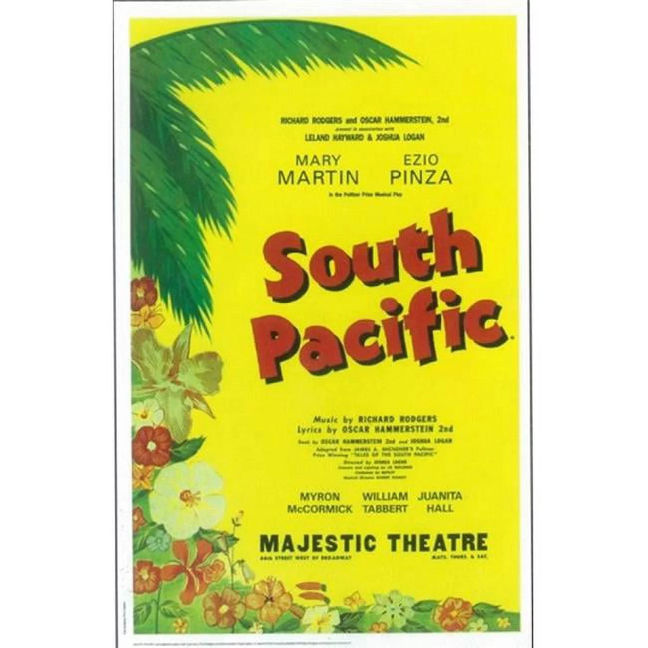South Pacific Broadway Movie Poster - 11 x 17