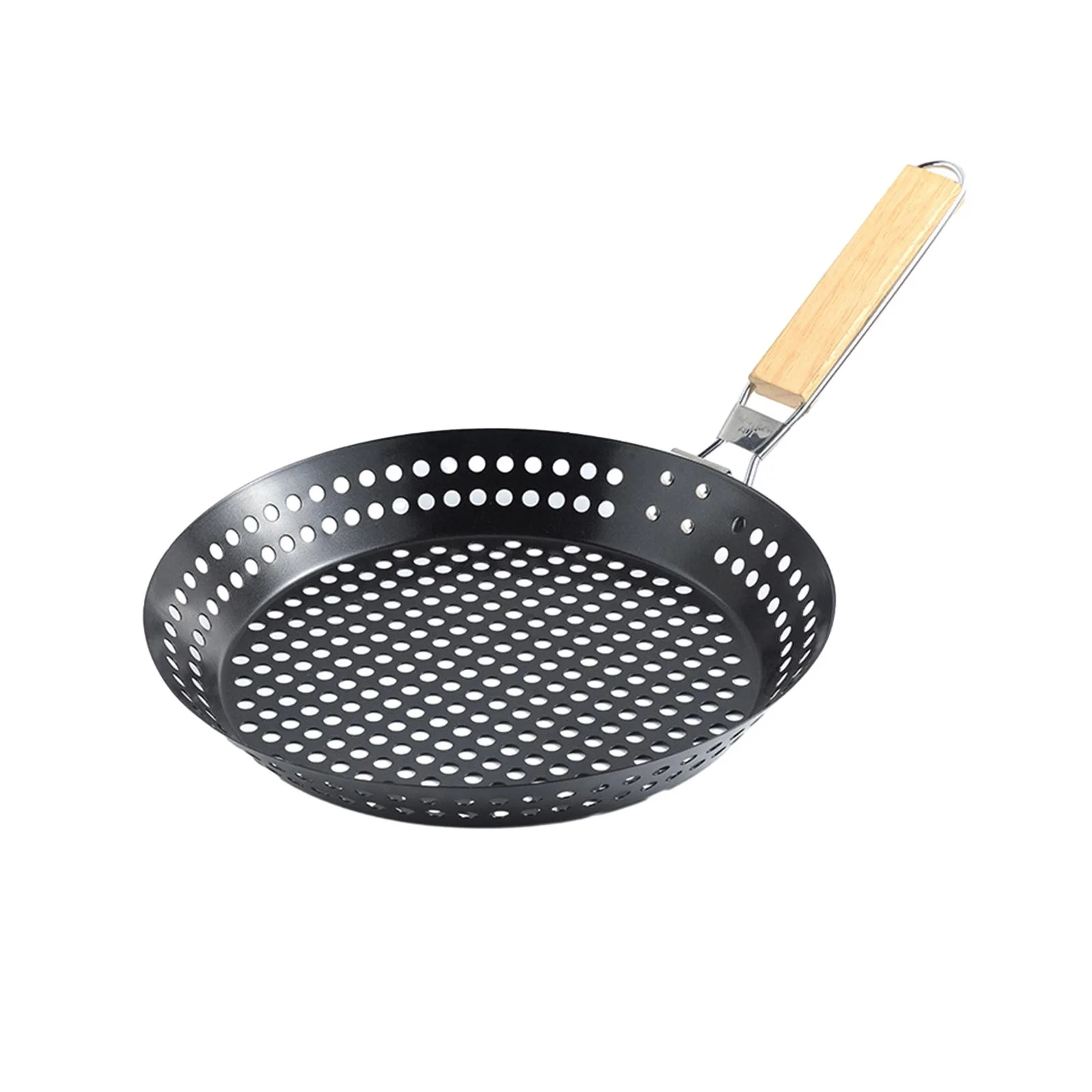 Bakeware Grill Pan Frying Pan Nonstick Coating Barbecue Grilling Plate Cooking Pan for Frying Picnics Camping Beach Fishing