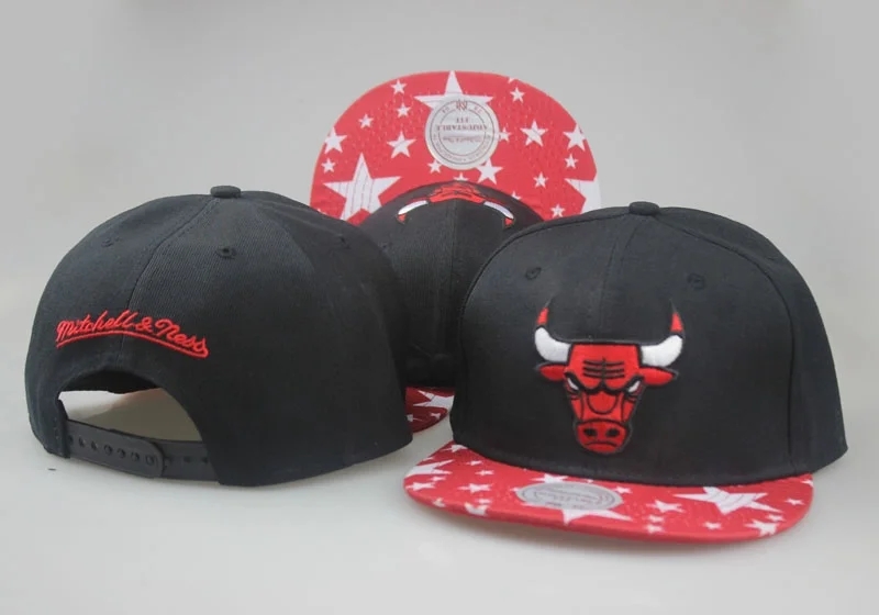 Chicago-bulls Basketball Ball Cap Professional League Hat Adjustable Flat Cap