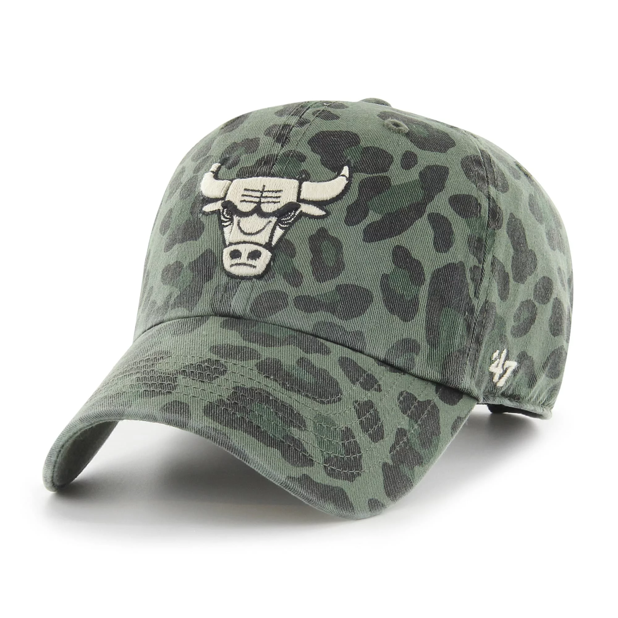 Women's '47 Green Chicago Bulls Bagheera Clean Up Adjustable Hat - OSFA
