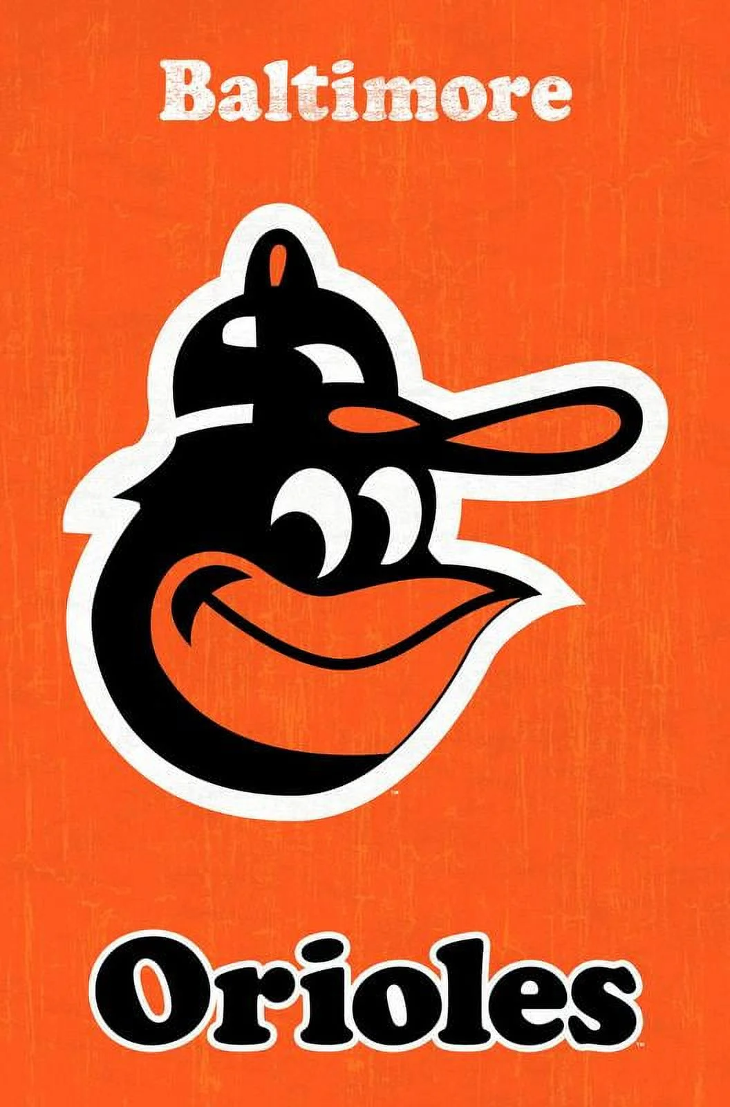 MLB Baltimore Orioles - Retro Logo Wall Poster, 22.375 x 34