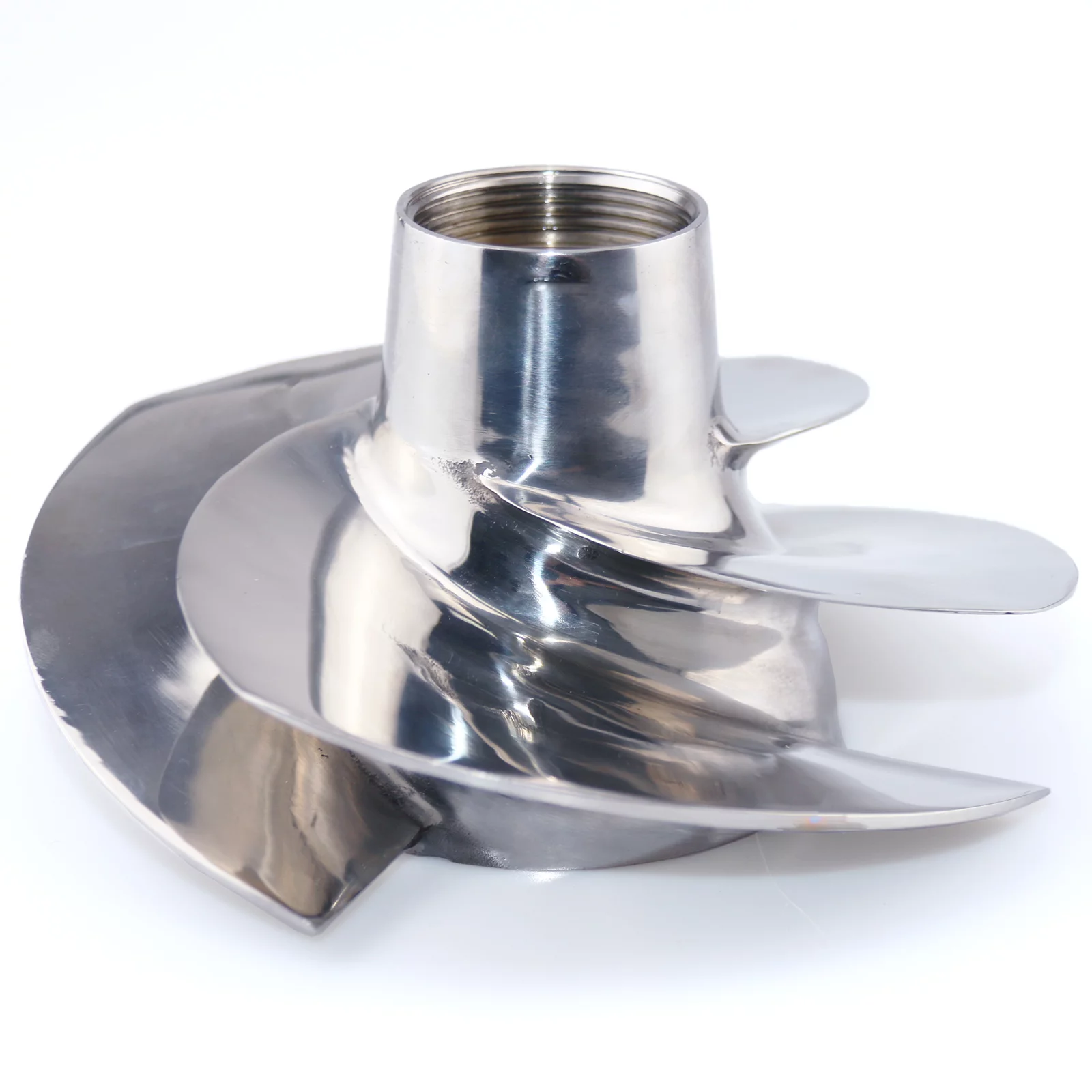 CAPTAIN 150mm Jet Ski Impeller replace for Sea-Doo Personal Watercraft (PWC) GTI 90, GTS 90 (2017- New) OEM 267000919, 4 Blade WaveRunner Impeller, fit Bombardier/BRP Water Scooter