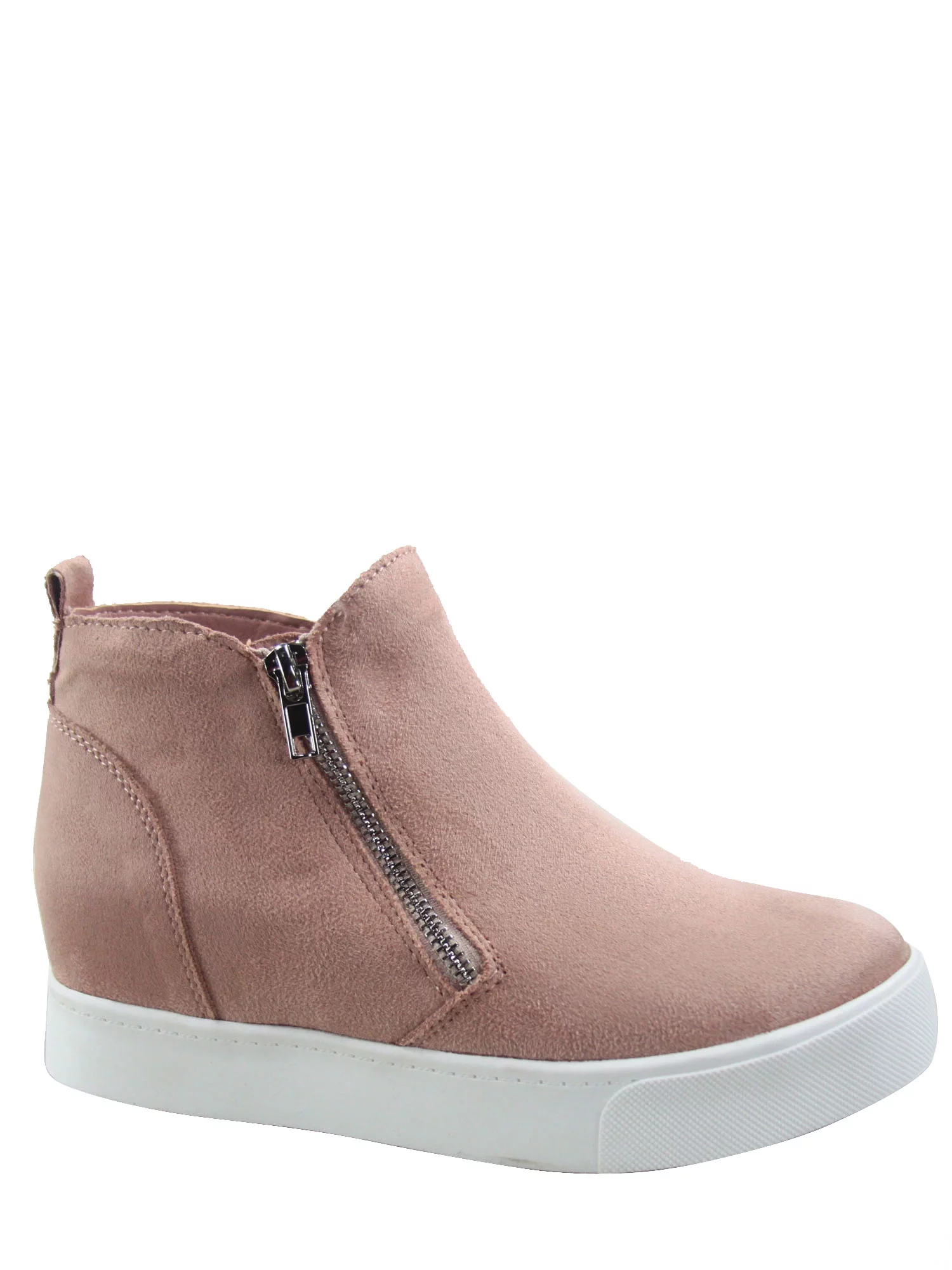 Taylor Women's Round Toe Side Zip Hidden Wedge Booties Sneaker Shoes