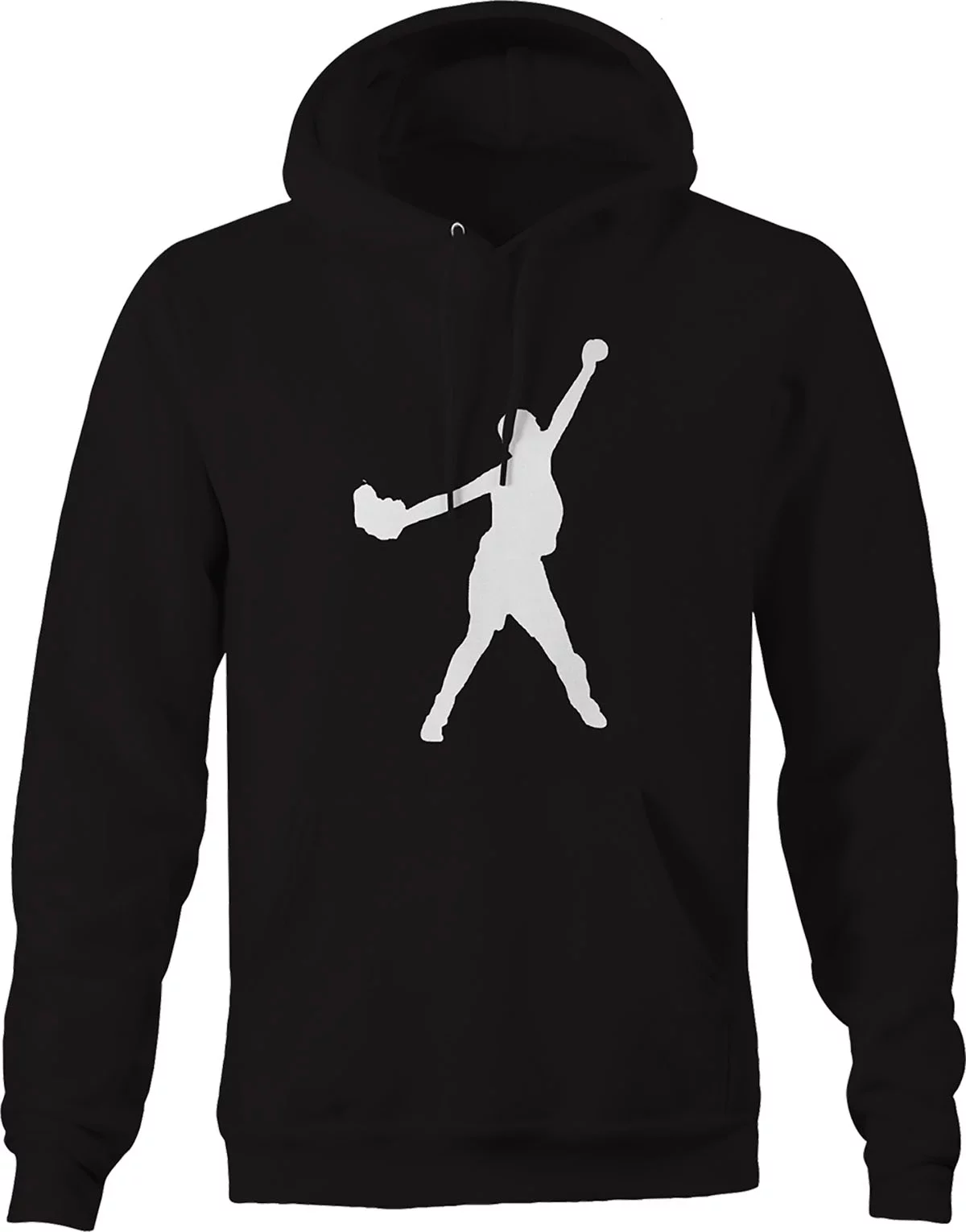Fast Pitch Softball Sweatshirt for Men Small Black